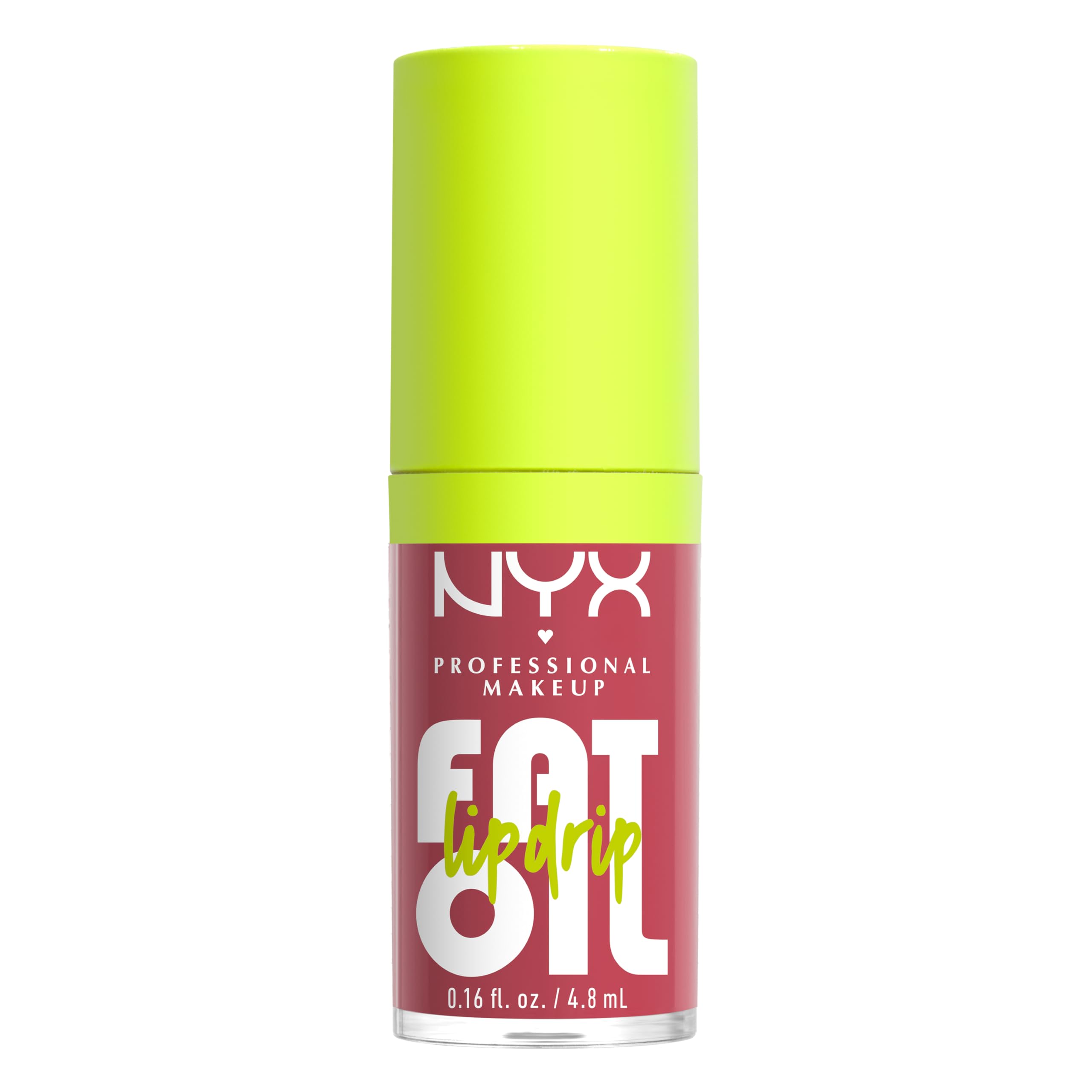 NYX Professional Makeup Fat Oil Lip Drip Gloss - 12H Hydration, High Shine, Non-Sticky, Chillin' Like A Villain 7