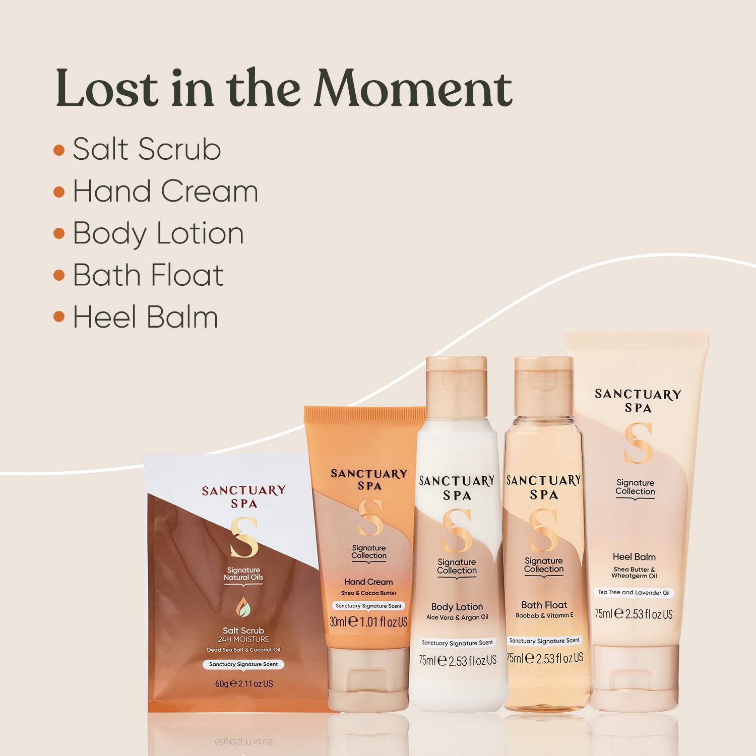 Sanctuary Spa Lost In The Moment Gift Set - Vegan Body Care Collection 3