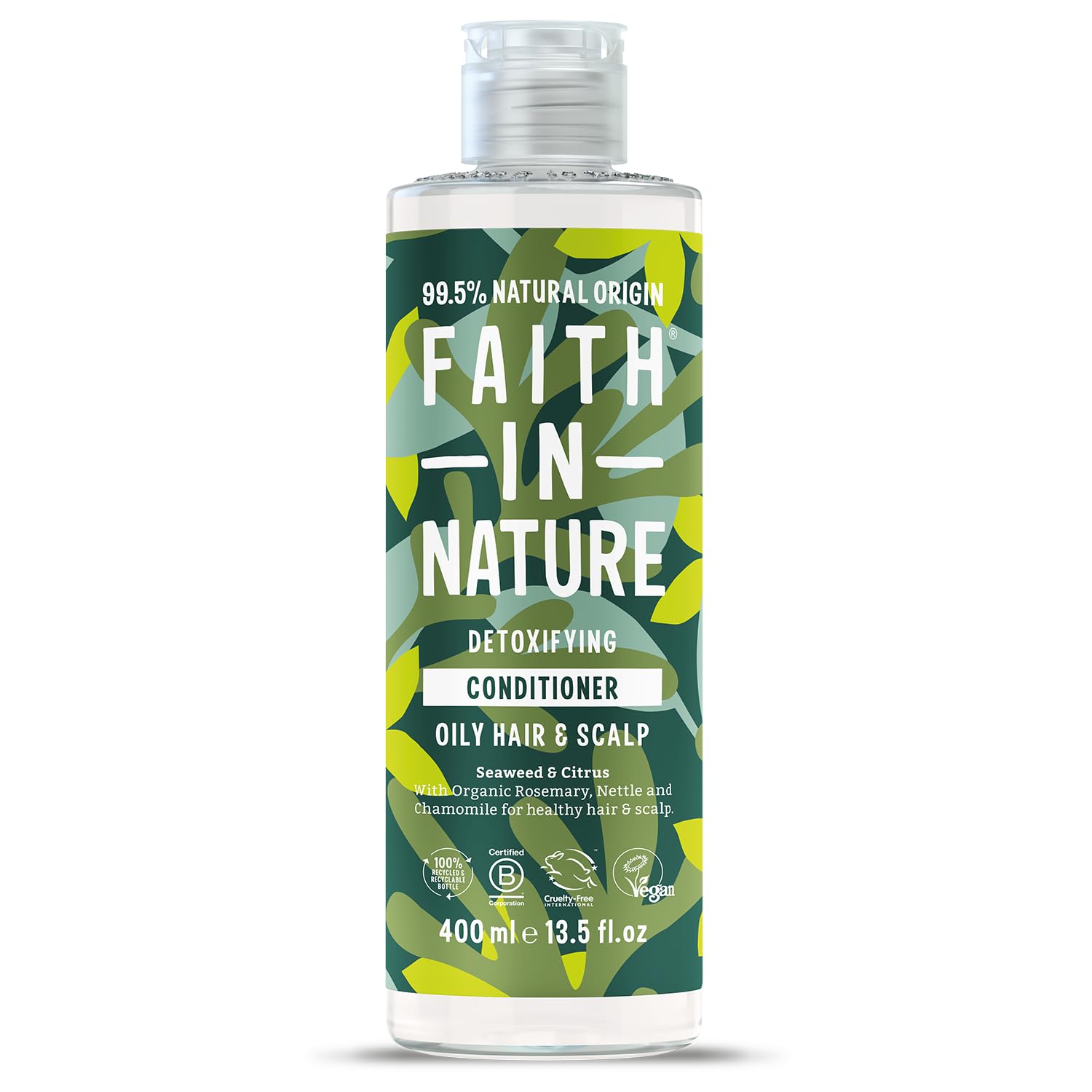Faith In Nature Seaweed & Citrus Conditioner, Detoxifying, Vegan, 400 ml