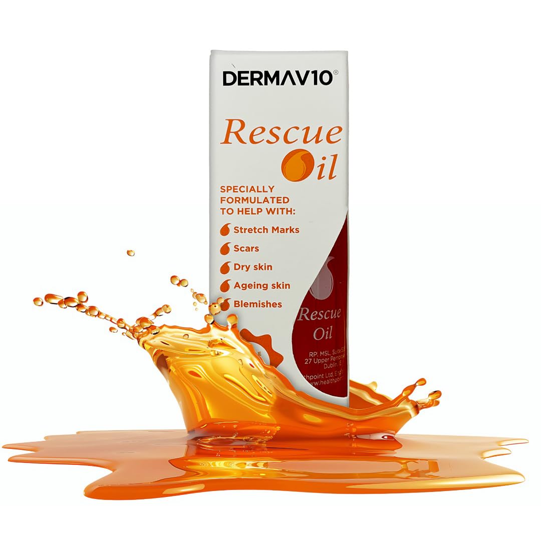 Healthpoint Derma V10 Rescue Oil for Stretch Marks, Scars, and Dry Skin 75ml 6