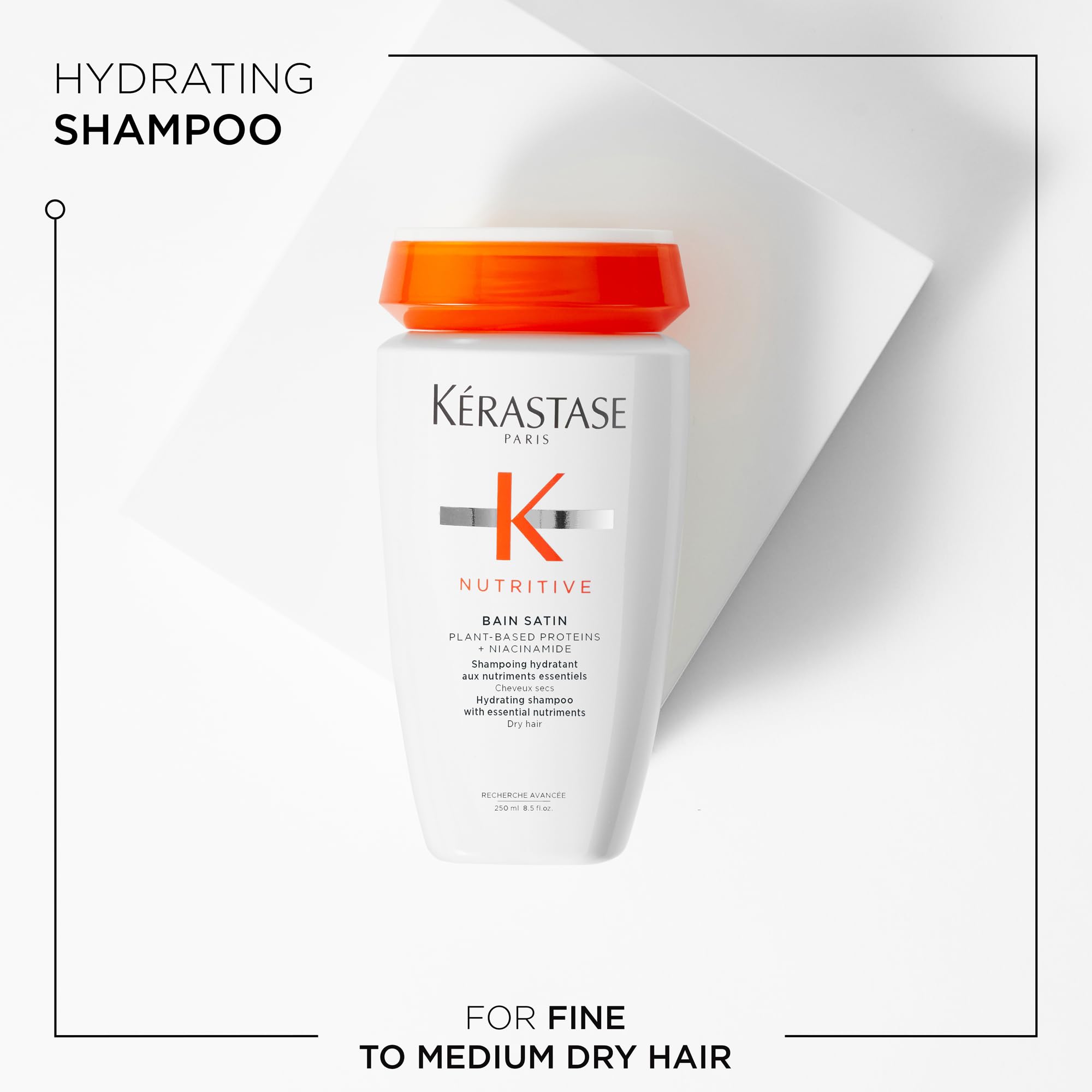 Kérastase Nutritive Gentle Hydrating Shampoo for Dry Hair, Nourishing Formula
