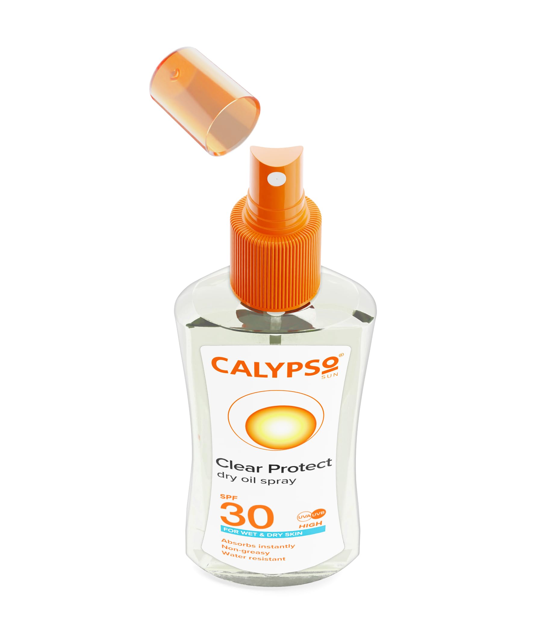 Calypso Dry Oil Sun Protection Spray SPF 30 for Wet or Dry Skin, 200 ml 5