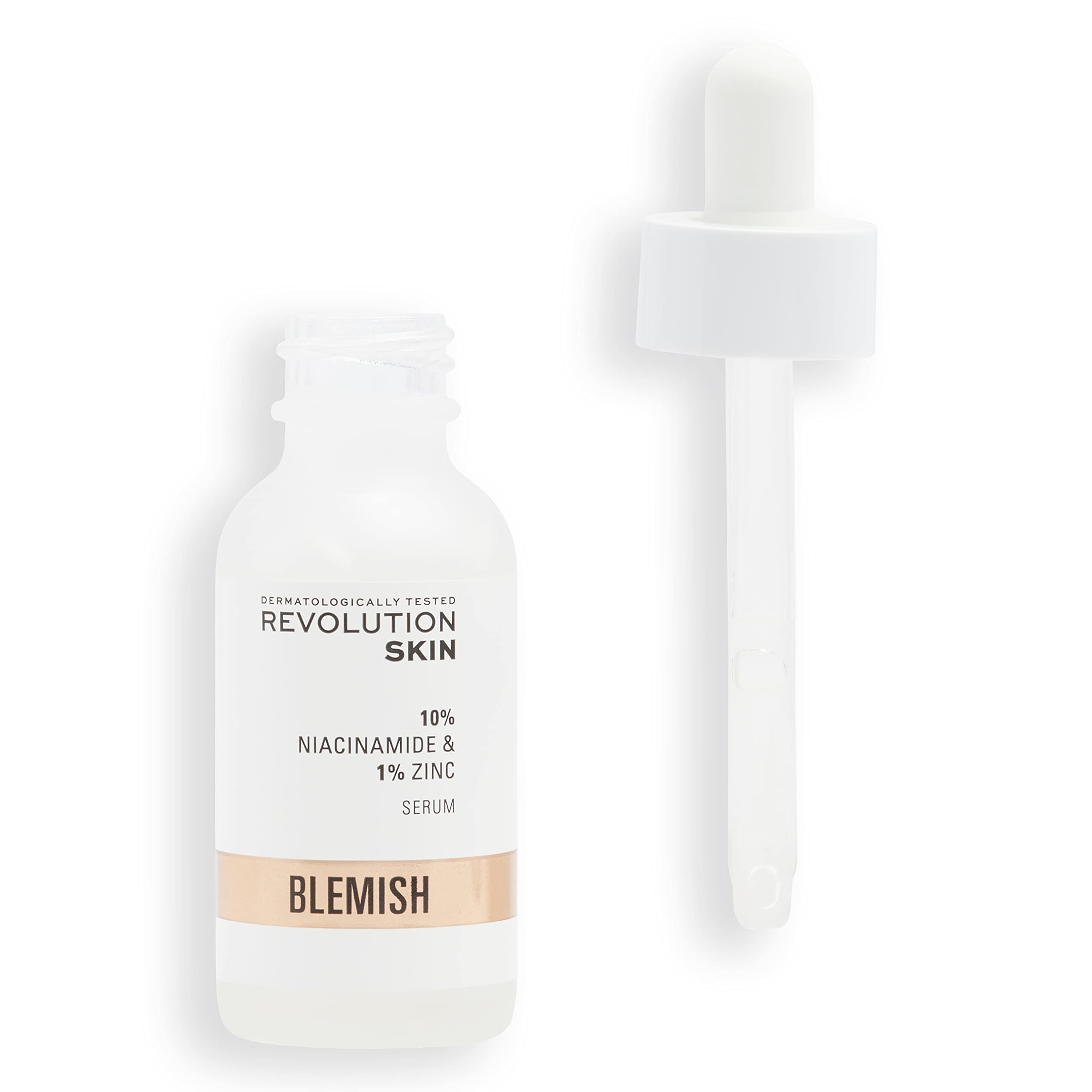 Revolution Skincare London 10% Niacinamide + 1% Zinc Serum for Blemishes and Pores, 30 ml