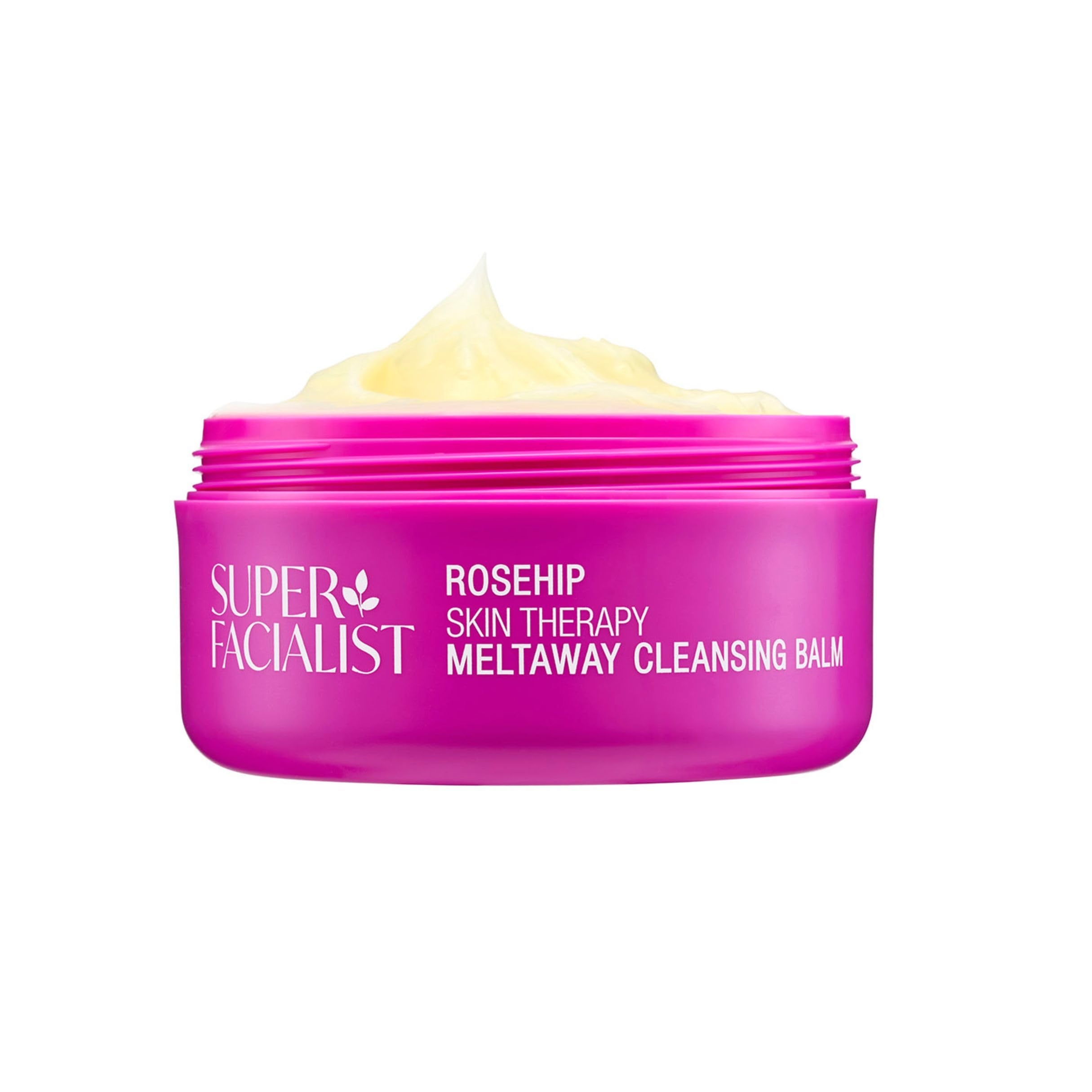 Super Facialist Rosehip Meltaway Cleansing Balm - Makeup Remover with Hyaluronic Acid