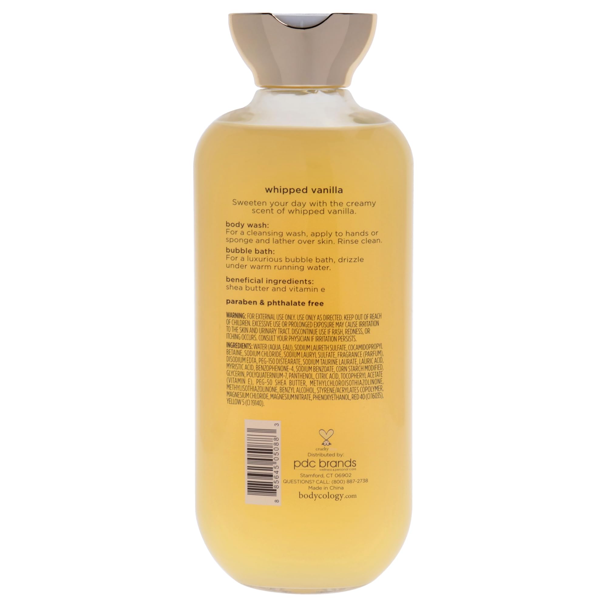 Bodycology 2 in 1 Whipped Vanilla Body Wash and Bubble Bath for Women 3