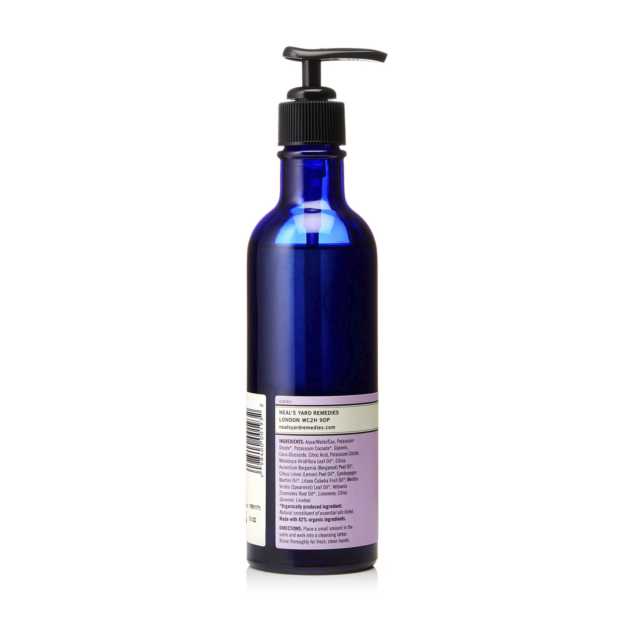 Neal's Yard Remedies Handseife mit Gartenminze und Bergamotte – Pumpspender | Bio-Handseife 3