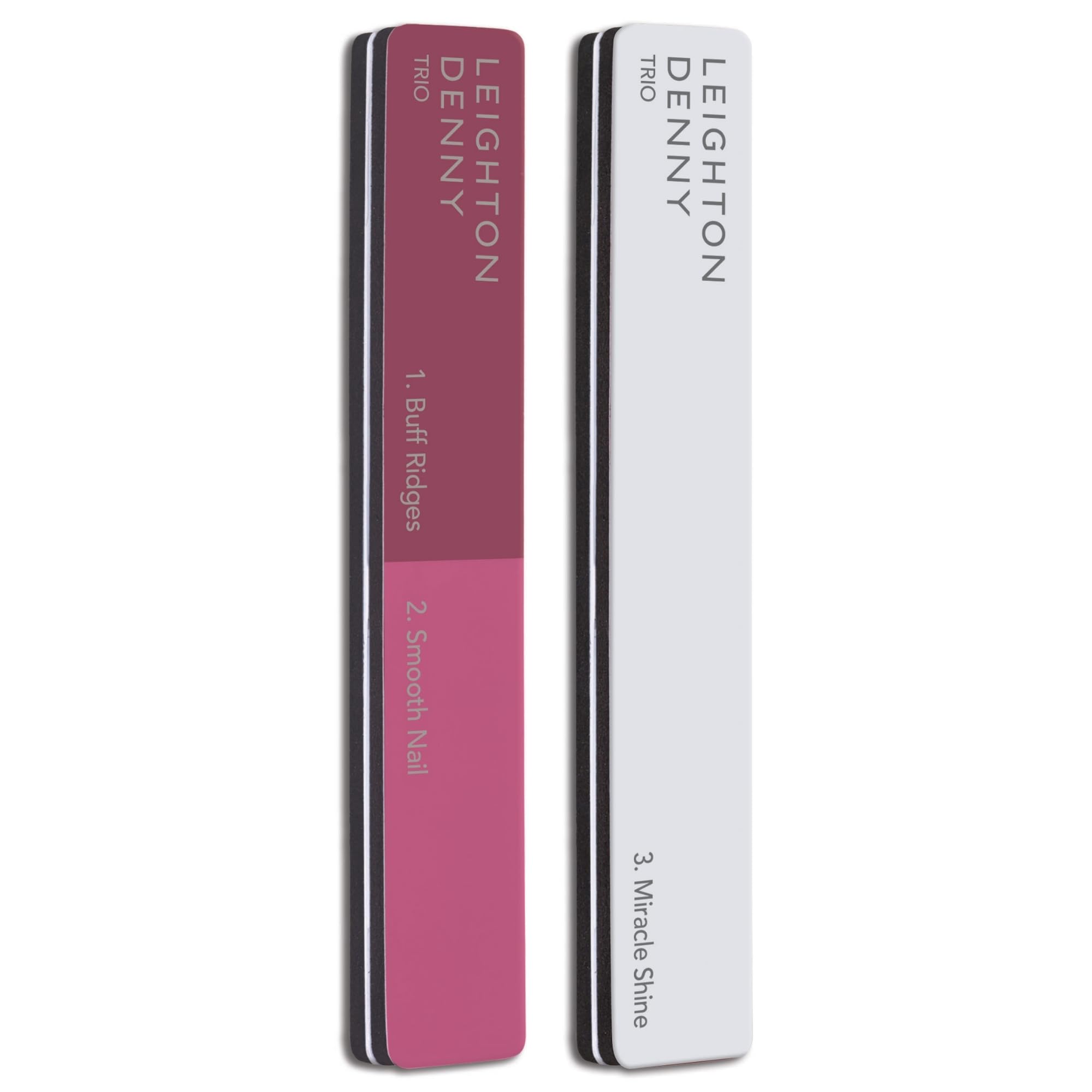 LEIGHTON DENNY Shape & Shine Duo: Crystal Nail File & 3-in-1 Buffer Set 5