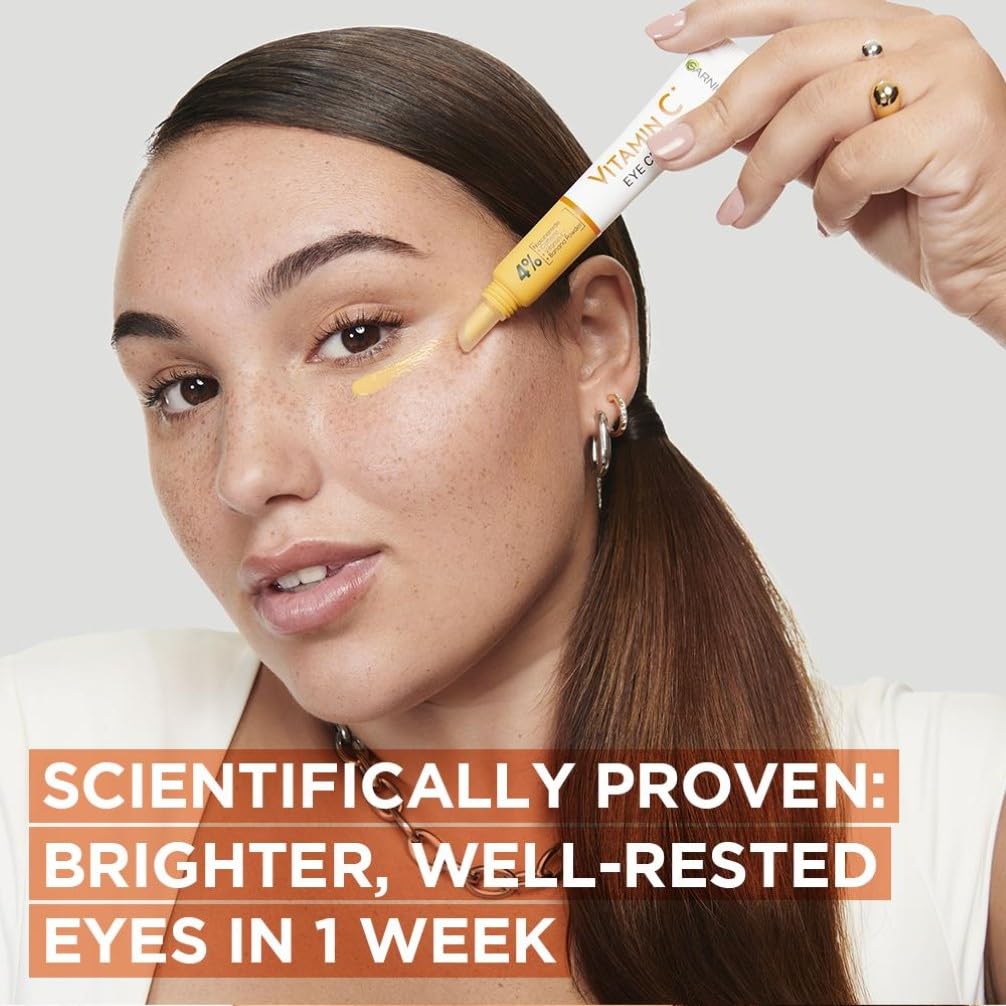 Garnier Vitamin C Eye Cream - Brightening Eye Treatment for Dark Circles (15ml) 5