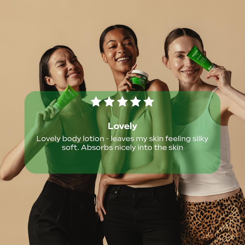 Weleda Skin Food Körperlotion, Feuchtigkeitscreme für trockene Haut mit Phyto-Squalan, Feuchtigkeitscreme für Männer und Frauen, 100 % zertifiziert natürlich, biologisch, vegan, 250 ml 6