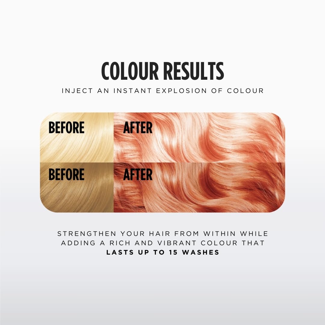 Jerome Russell Colour Bomb Brights Copper Colour Depositing Hair Mask 300 ml 3