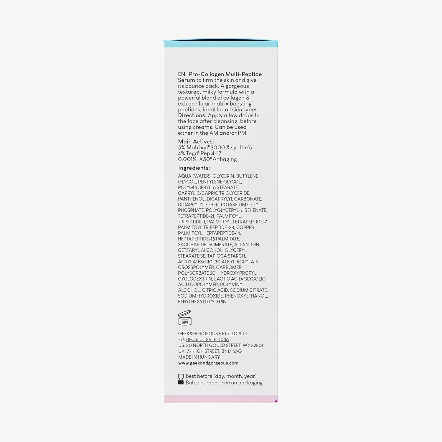 Geek &amp; Gorgeous Power Peptides Serum – Anti-Aging-Serum mit Multi-Peptiden 4