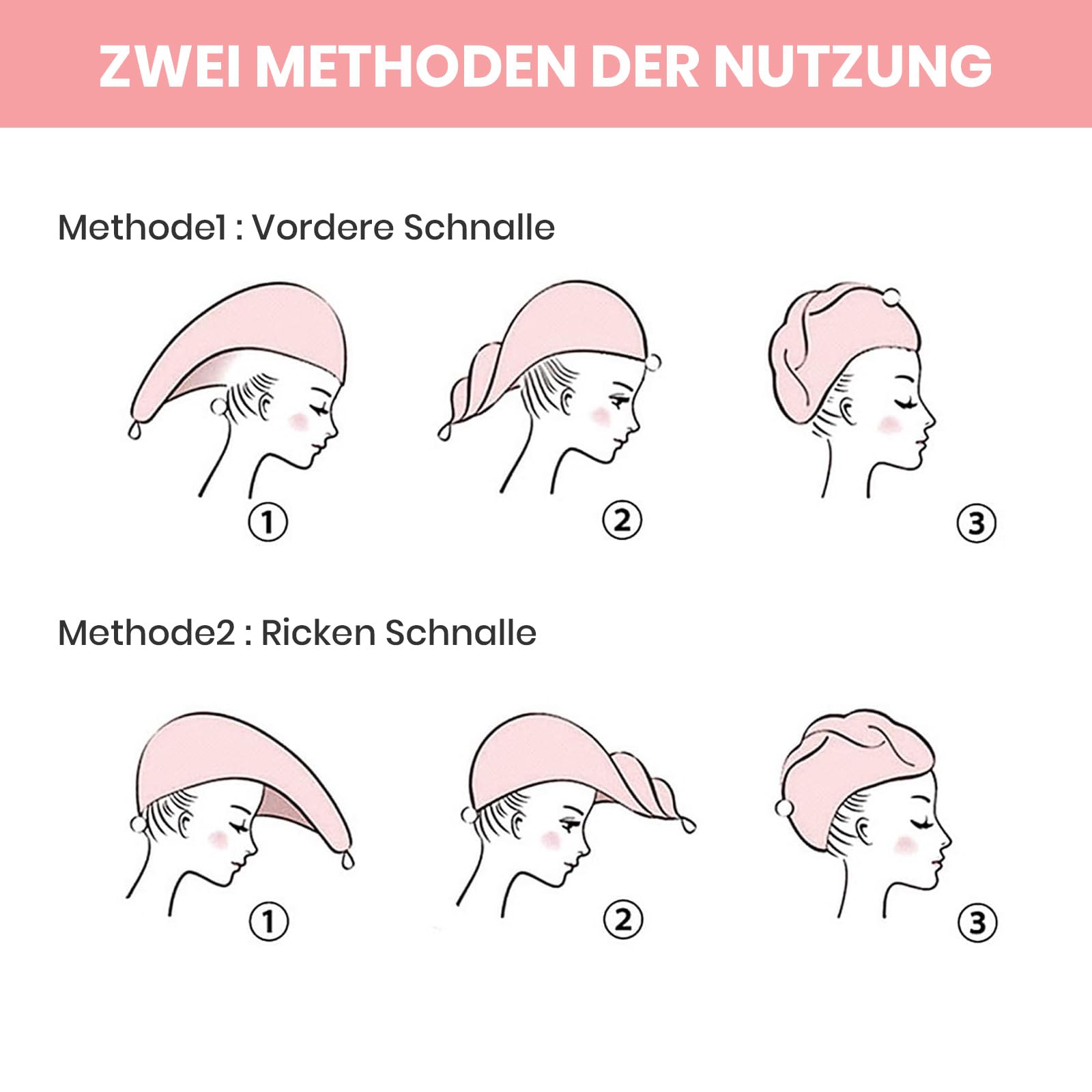 Good Nite Microfiber Hair Towel Wrap 3 Pack - Super Absorbent for Quick Drying 4