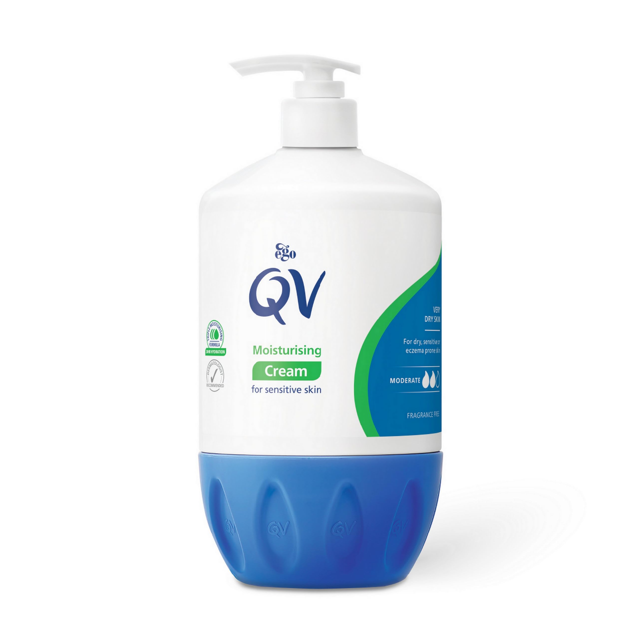 QV Cream with 10% Glycerin: Rich Protective Moisturiser for Sensitive & Dry Skin (1050g)