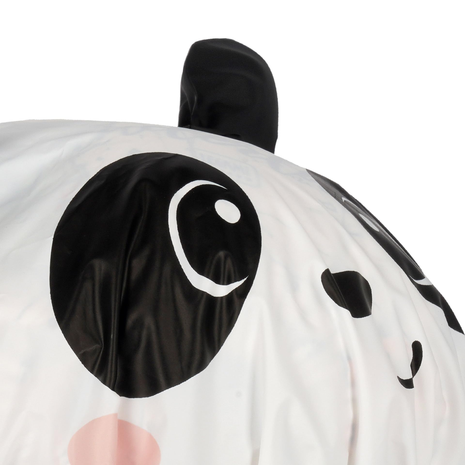LEGAMI The Shower Must Go On Reusable Waterproof Panda Shower Cap with Elastic Edge 3