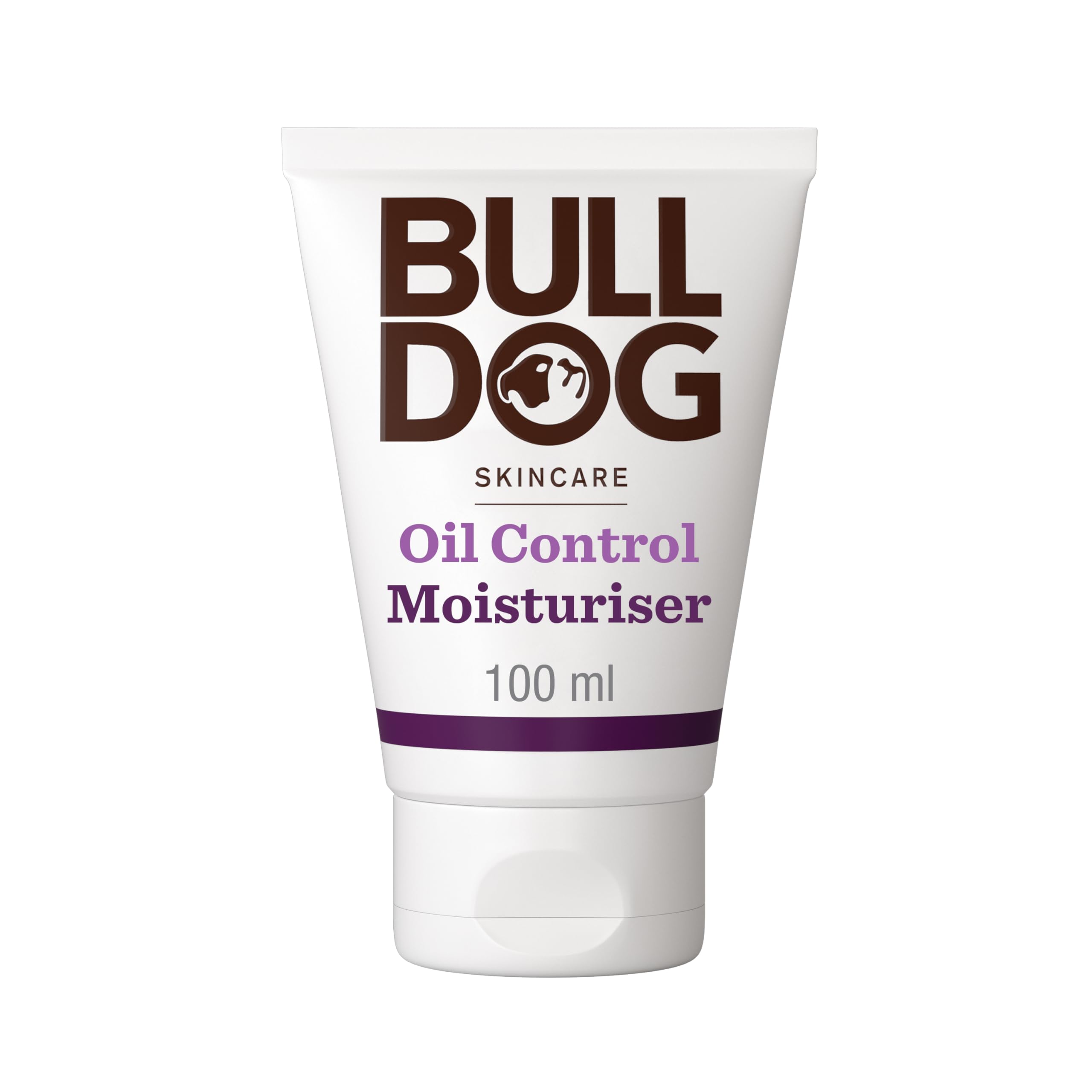 Bulldog Oil Control Moisturiser for Men, 100ml - Mattifying & Non-Greasy