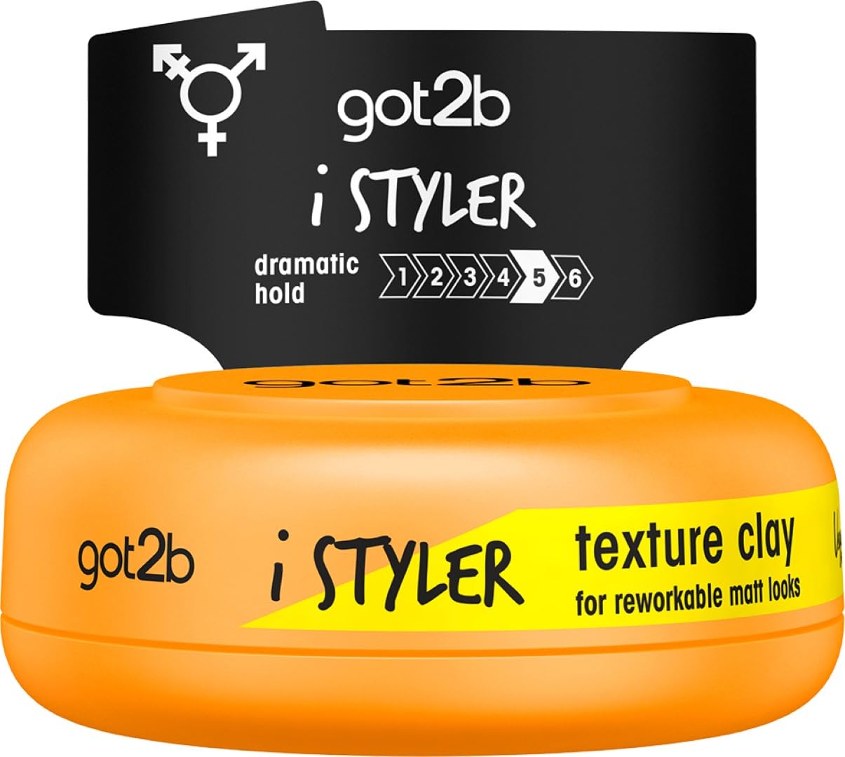 Got2B iStyler Texture Clay for Reworkable Matt Hairstyles with Strong Hold