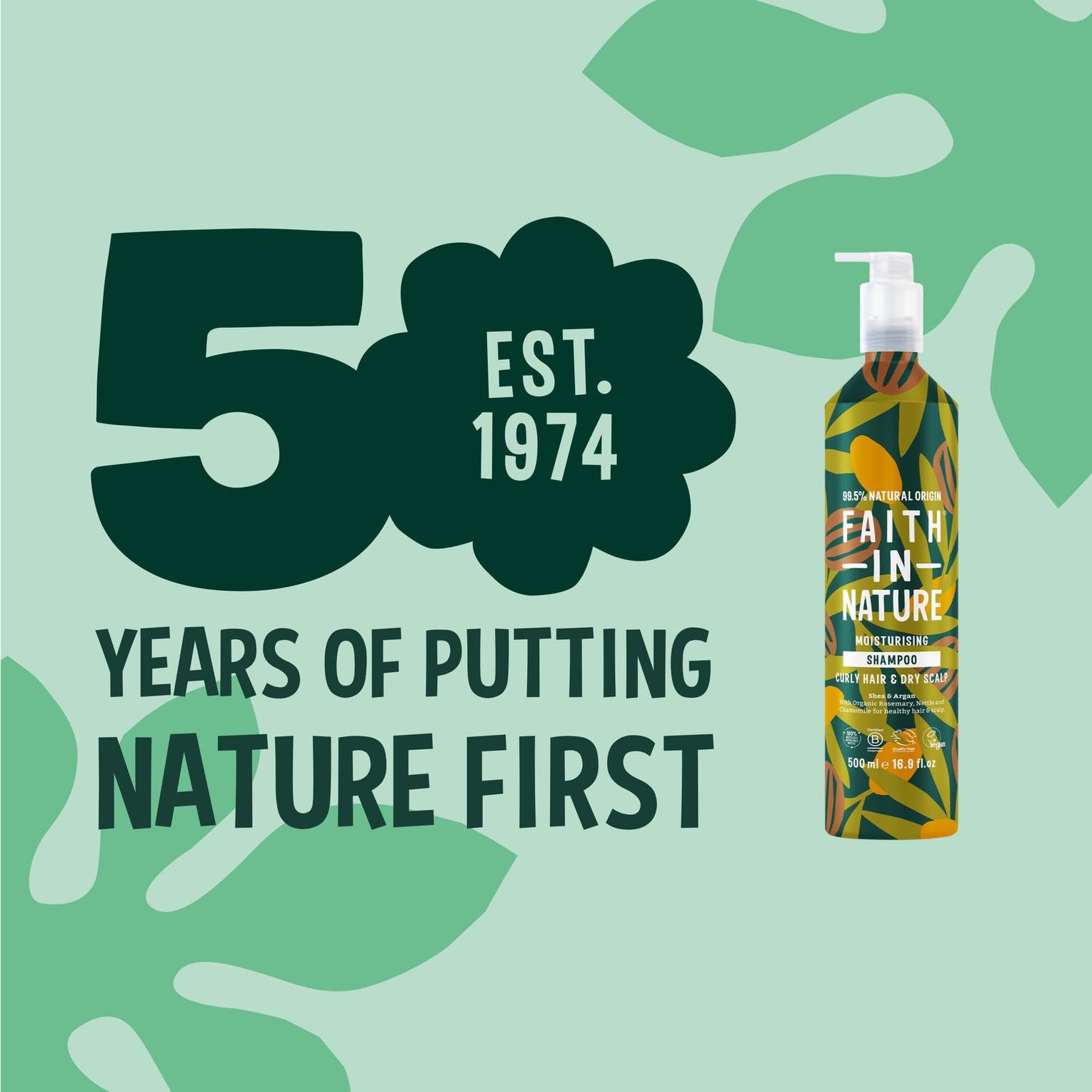Faith In Nature – Natürliches Shampoo in Aluminiumflasche – Vegan &amp; Tierversuchsfrei