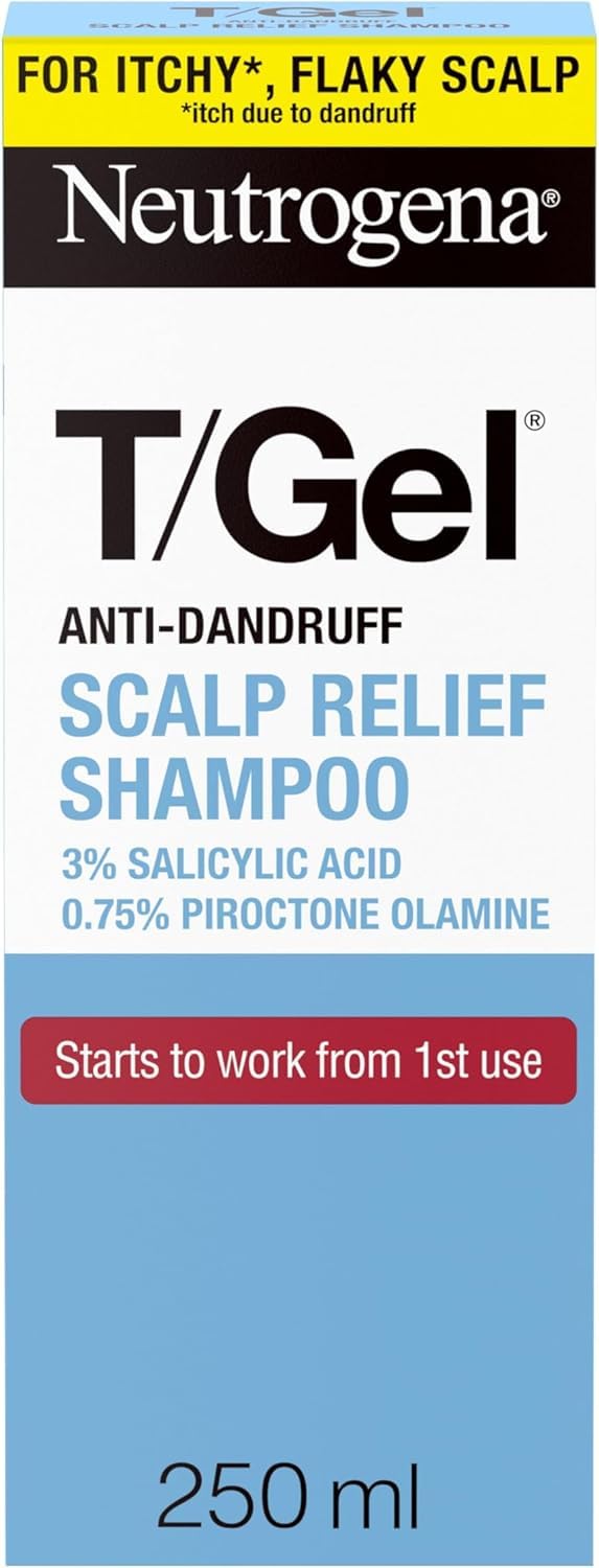 Neutrogena T/Gel Scalp Relief Anti-Dandruff Shampoo with 3% Salicylic Acid (250ml)