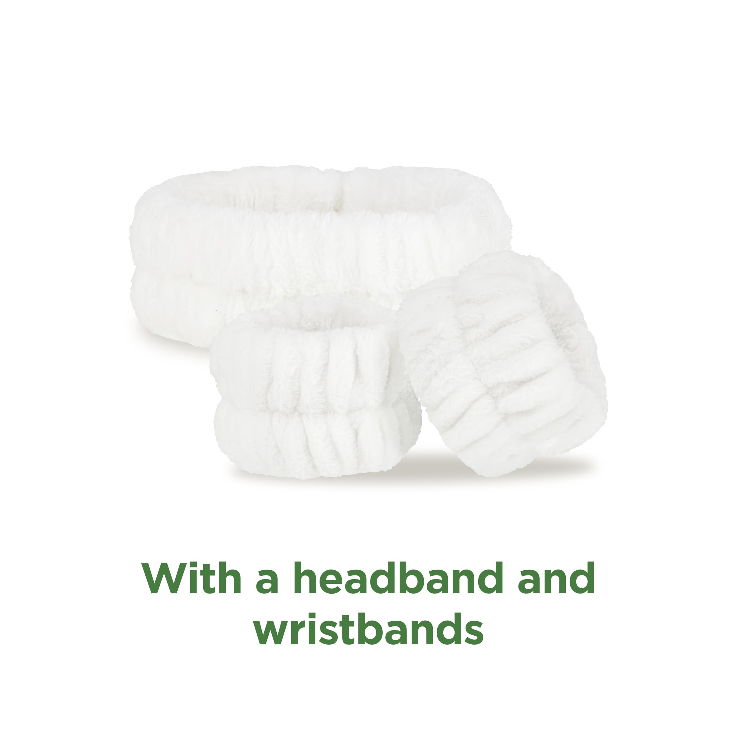 Simple Sheet Mask Collection Gift Set with Headband - 4 Moisturising Masks 6