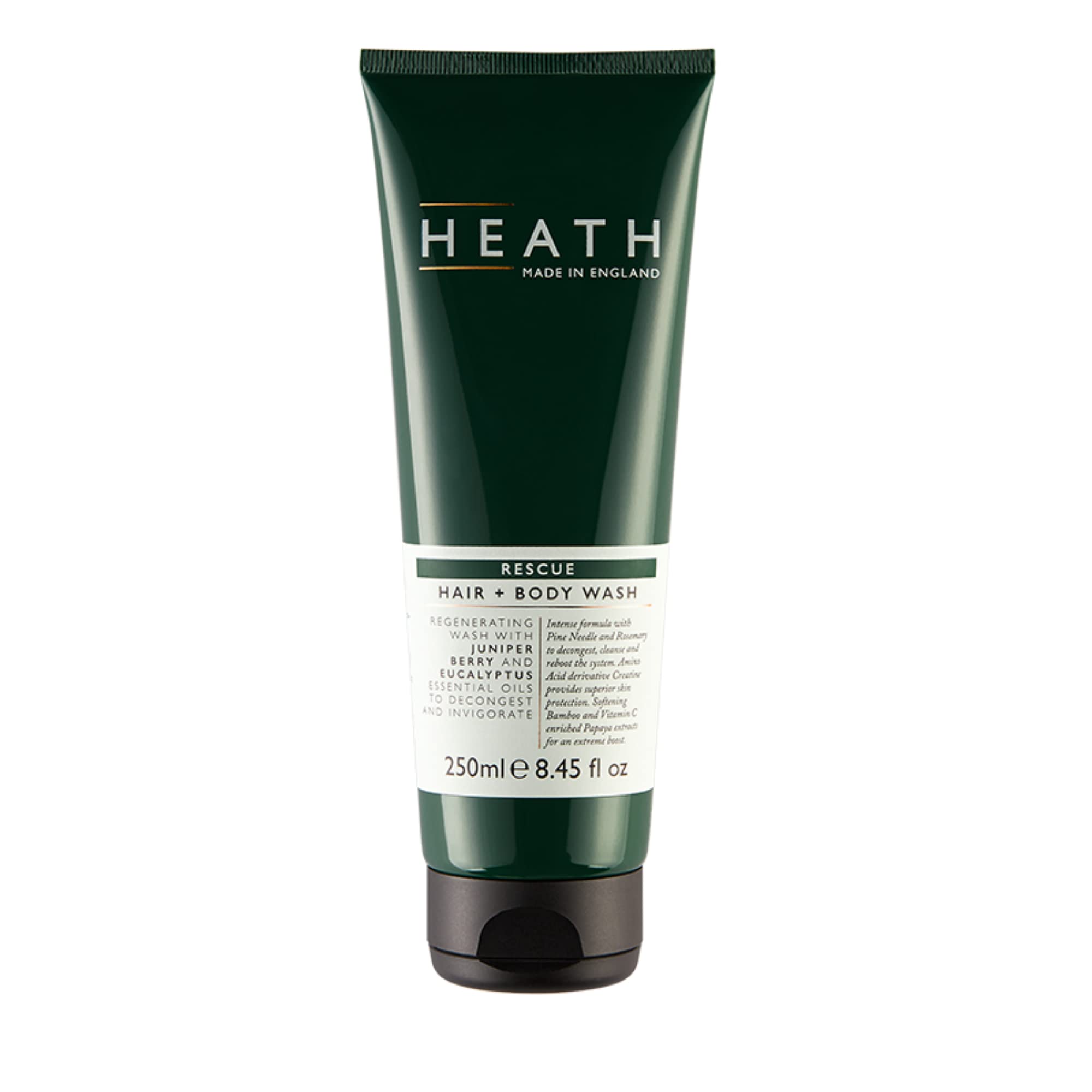 Heath Rescue Hair & Body Wash 250ml | Intense Decongesting Formula with Eucalyptus & Pine