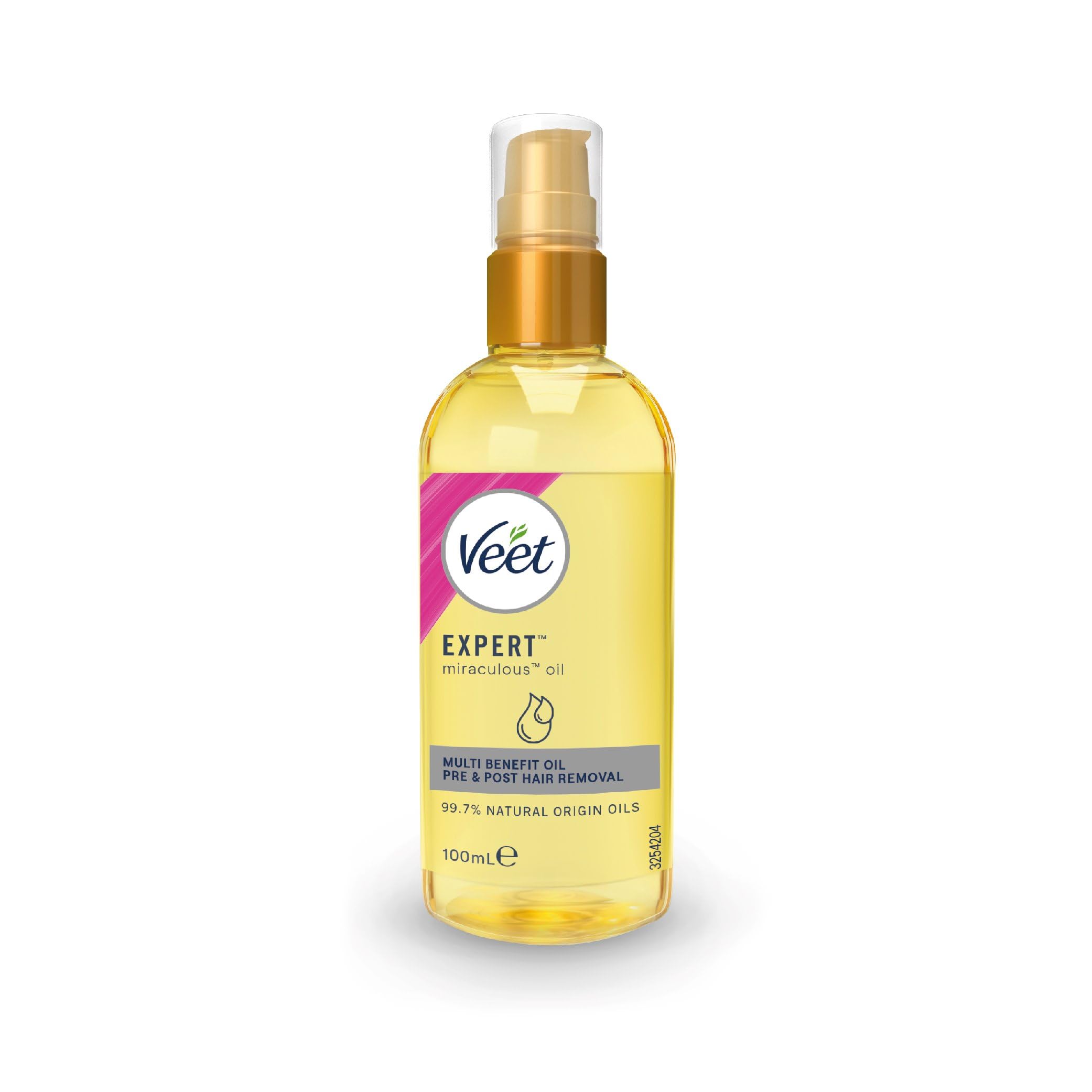 Veet Miraculous Pre and Post Hair Removal Oil for Shaving and Waxing Care, 100 ml
