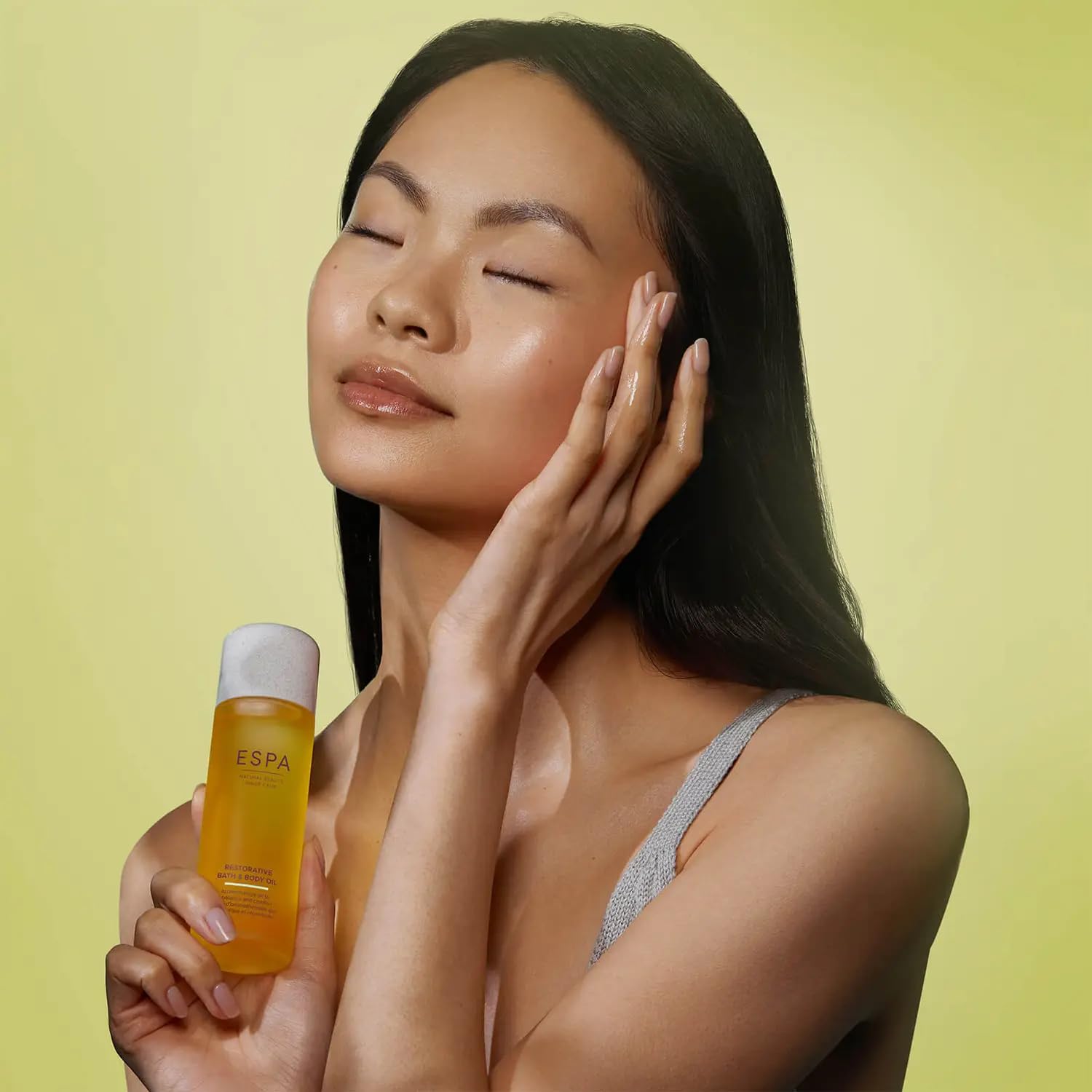 ESPA Restorative Bath and Body Oil 100ml with Rose Geranium, Lavender & Magnesium 4