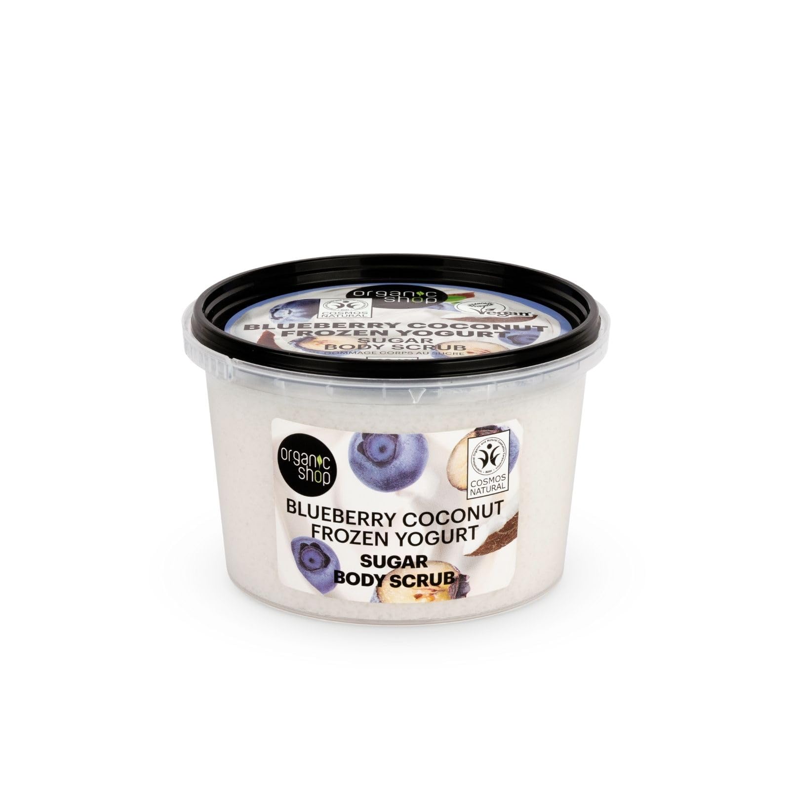 Organic Shop Frozen Yogurt Body Scrub with Blueberry & Coconut 250ml