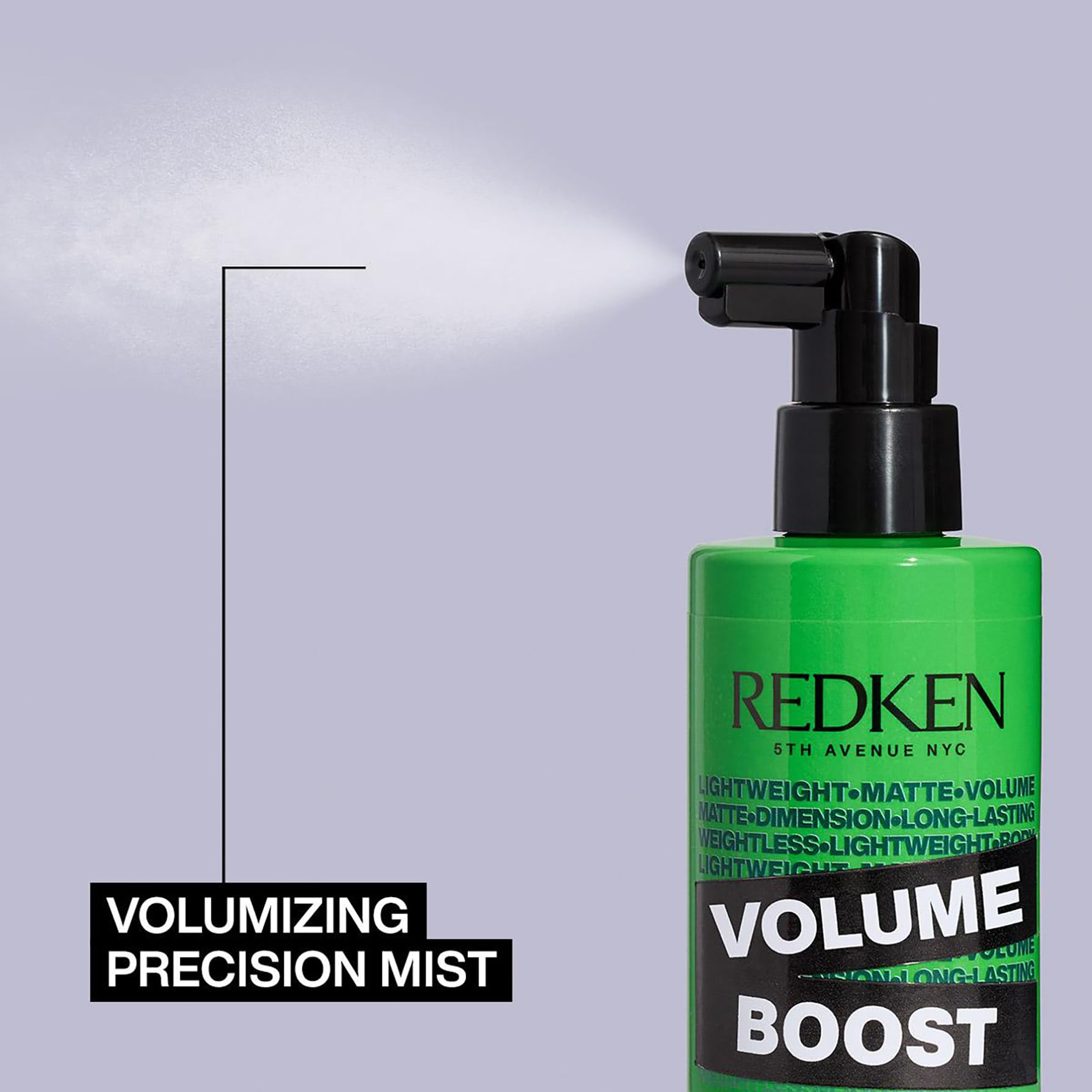 REDKEN Volume Boost Styling Spray for Touchable, Long-Lasting Volume