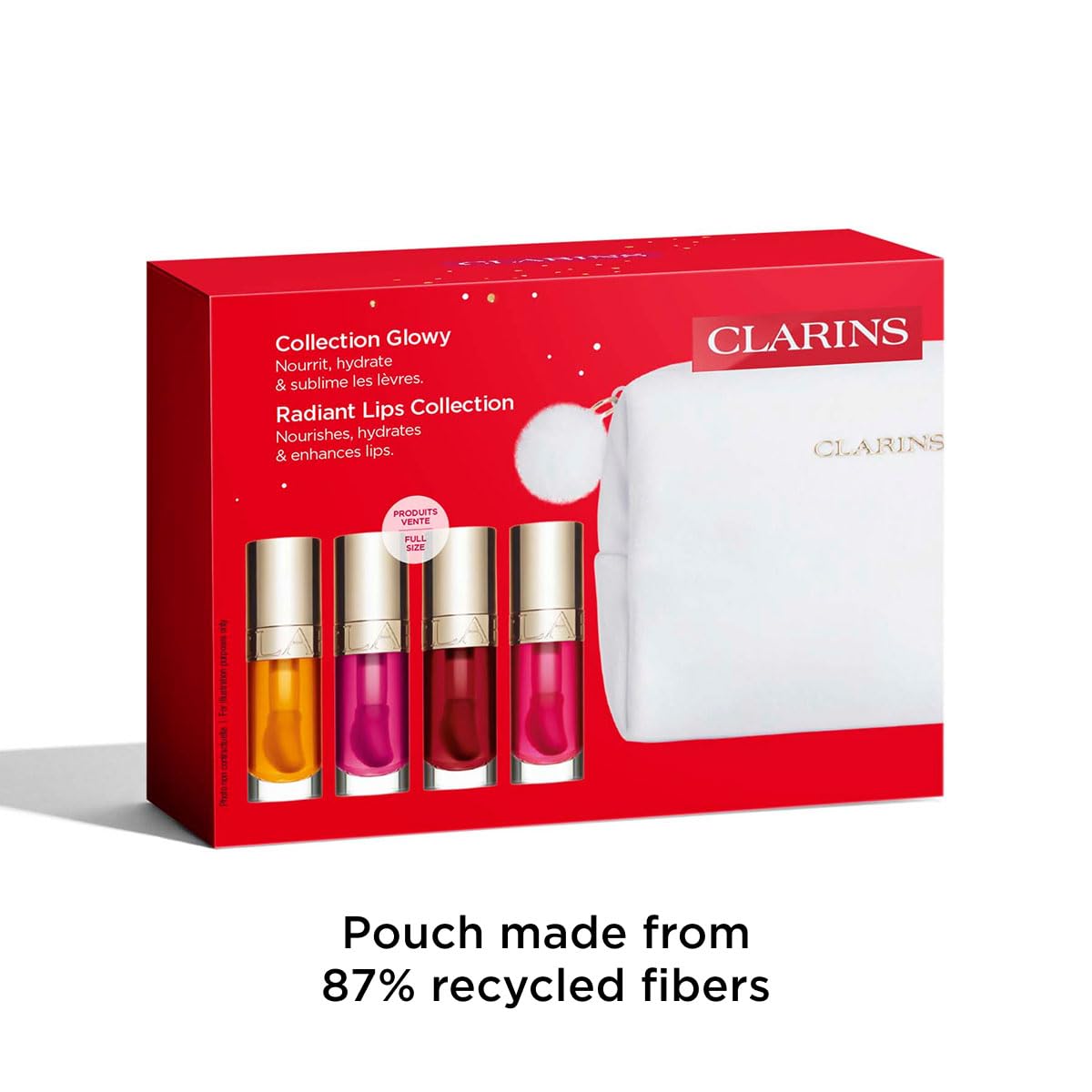CLARINS Radiant Lips Collection Gift Set | Includes 4 x Full Size Lip Comfort Oils 3