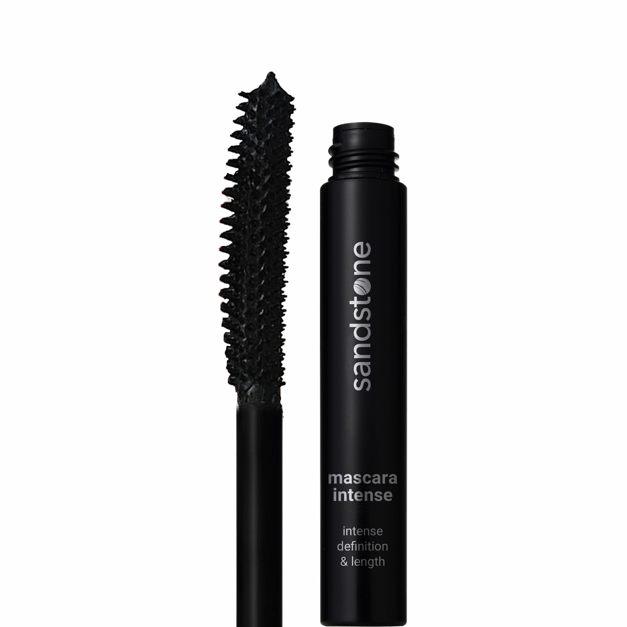 Sandstone Scandinavia Intense Mascara for Sensitive Eyes - Hypoallergenic, Smudge-Proof, Vegan