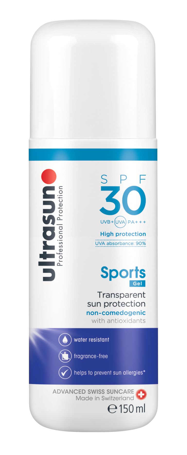ultrasun Sports Transparent Sun Protection Gel SPF30, 200 ml 3