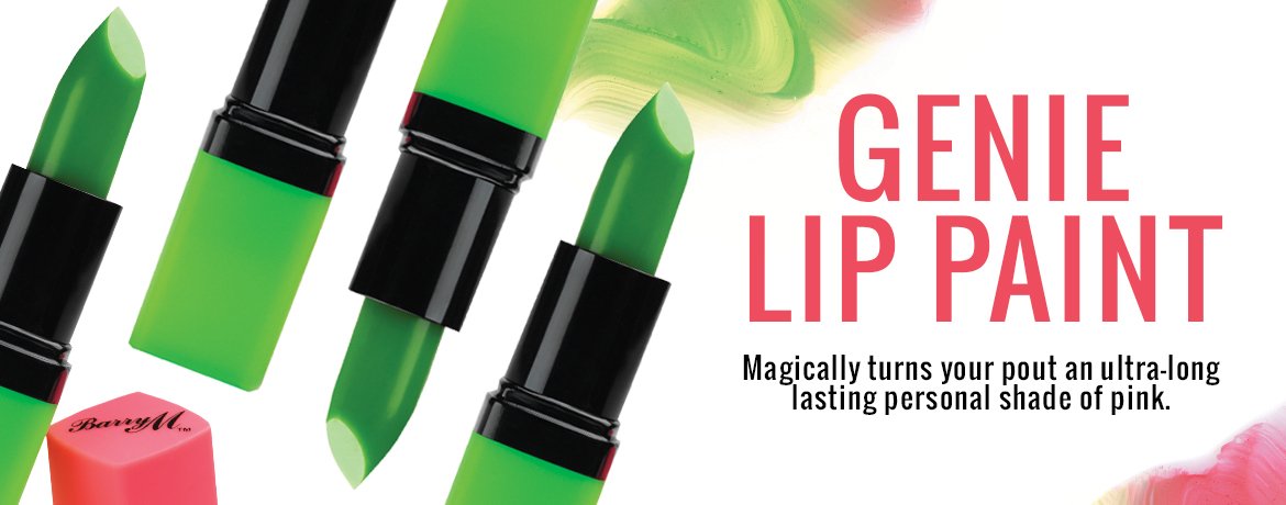 Barry M Cosmetics Genie Lip Paint, 1er-Pack, Grün 6