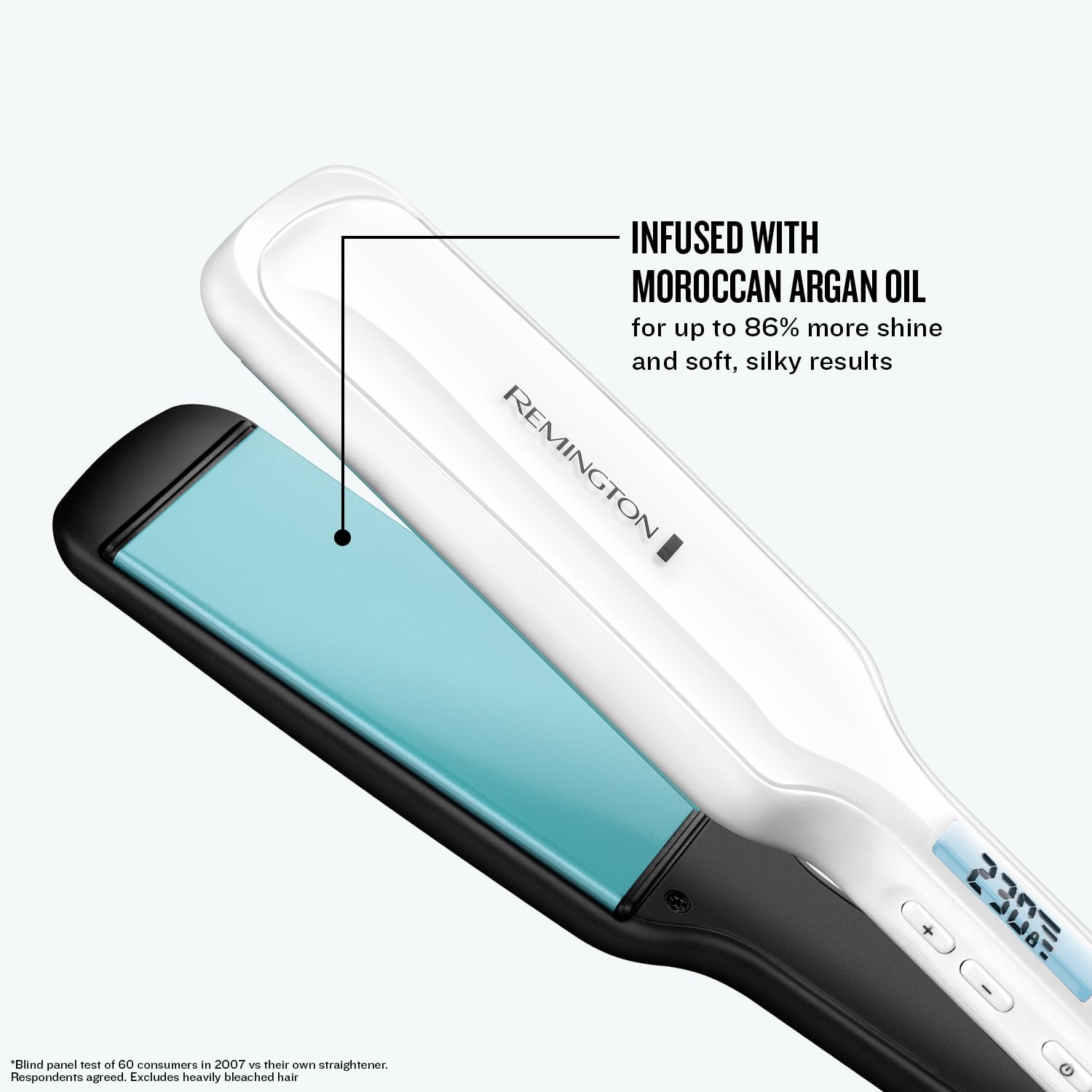 Remington Shine Therapy Wide Plate Hair Straightener S8550 with Argan Oil 6