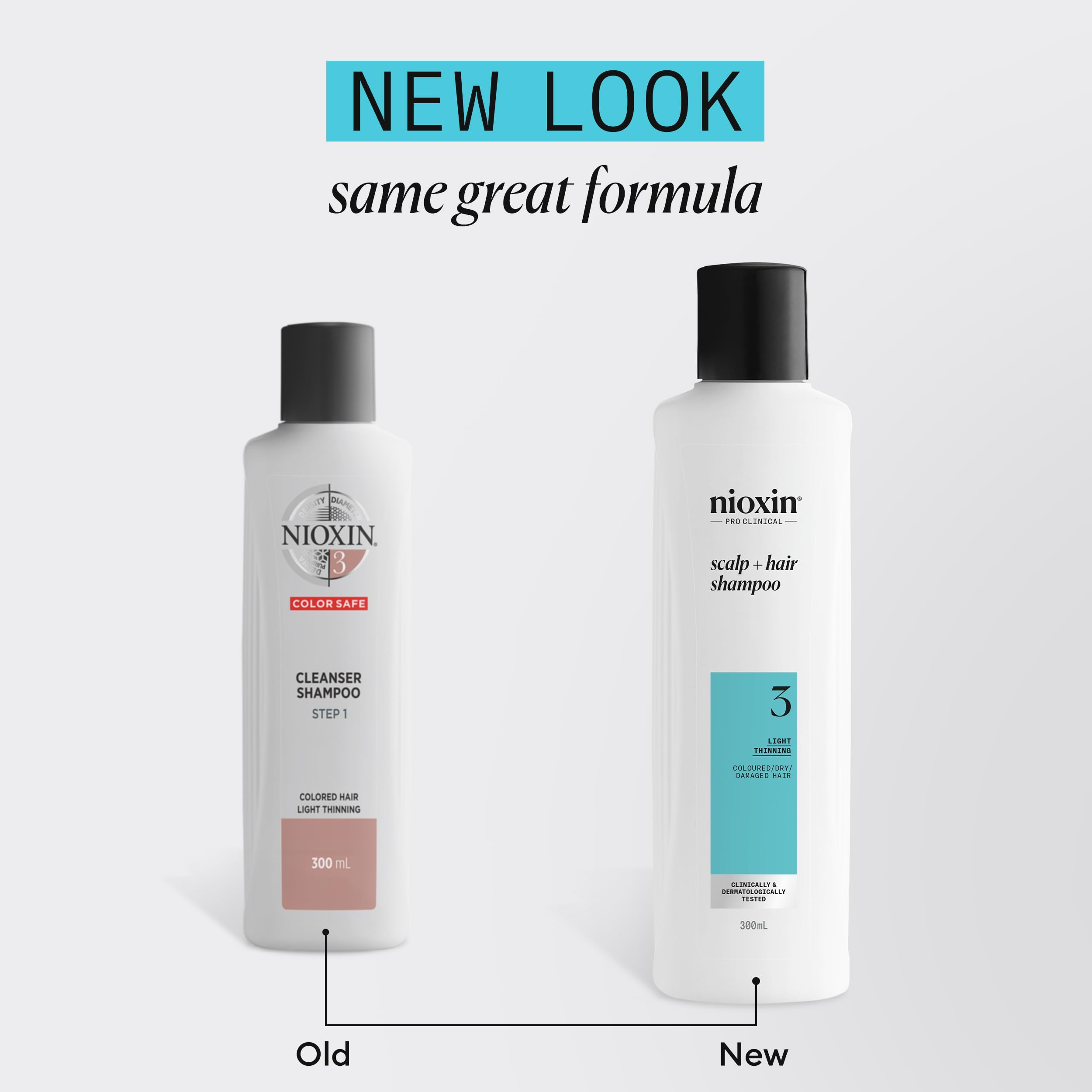 NIOXIN System 3 Shampoo for Coloured, Dry, Damaged Hair with Light Thinning - 300ml 9