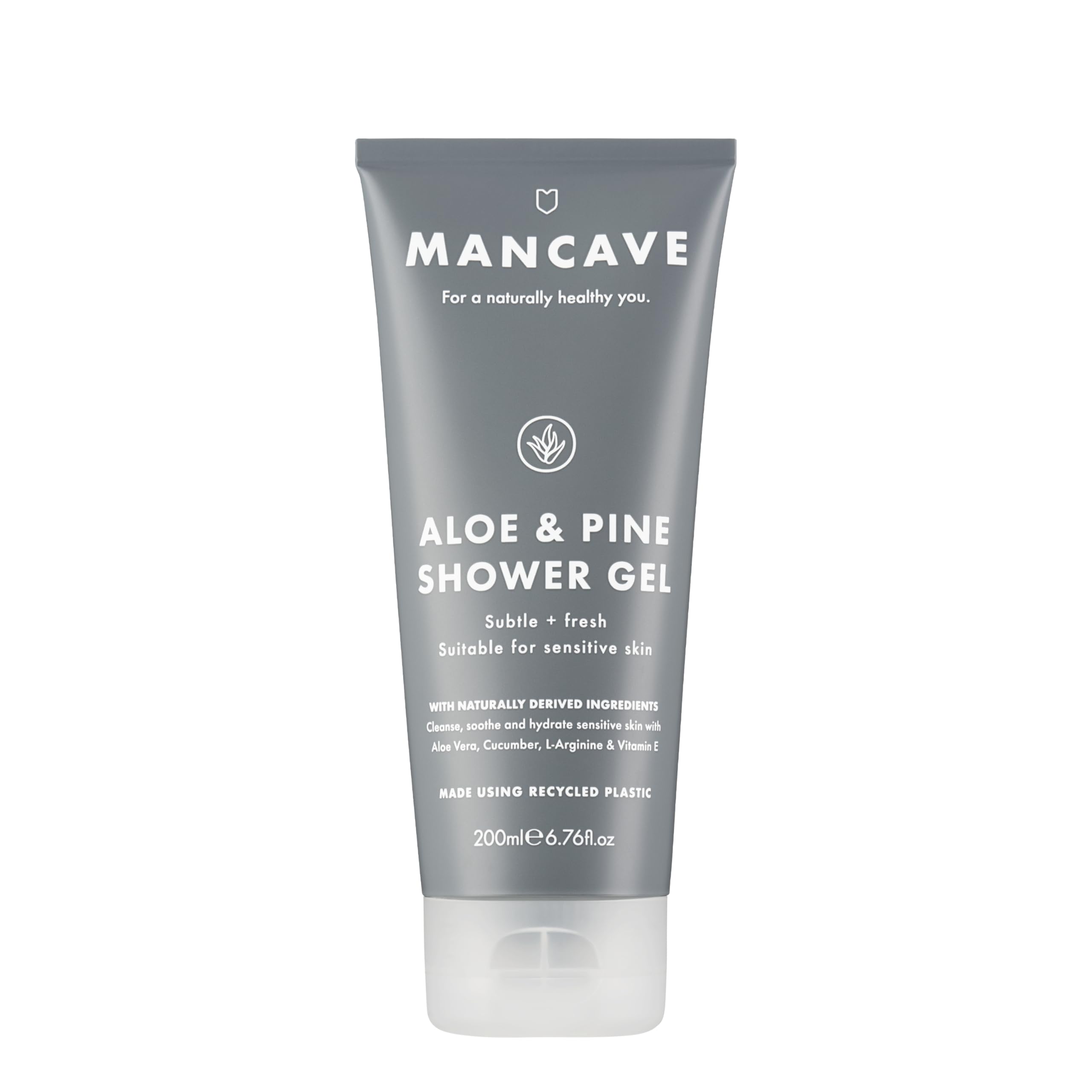 ManCave Aloe and Pine Shower Gel for Men, Sulphate & Paraben Free, 200 ml