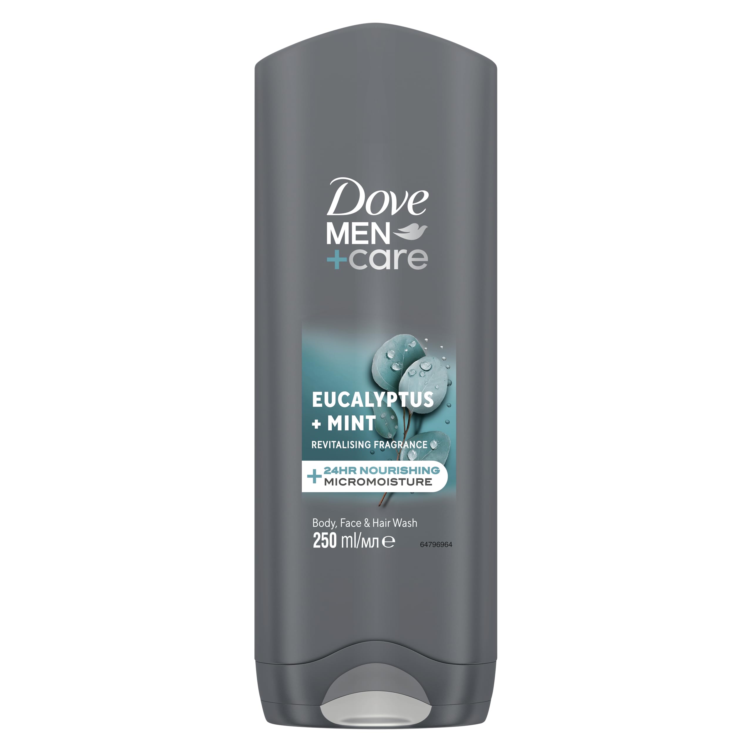 Dove Men+Care Eucalyptus + Mint 3-in-1 Hair, Face, and Body Wash