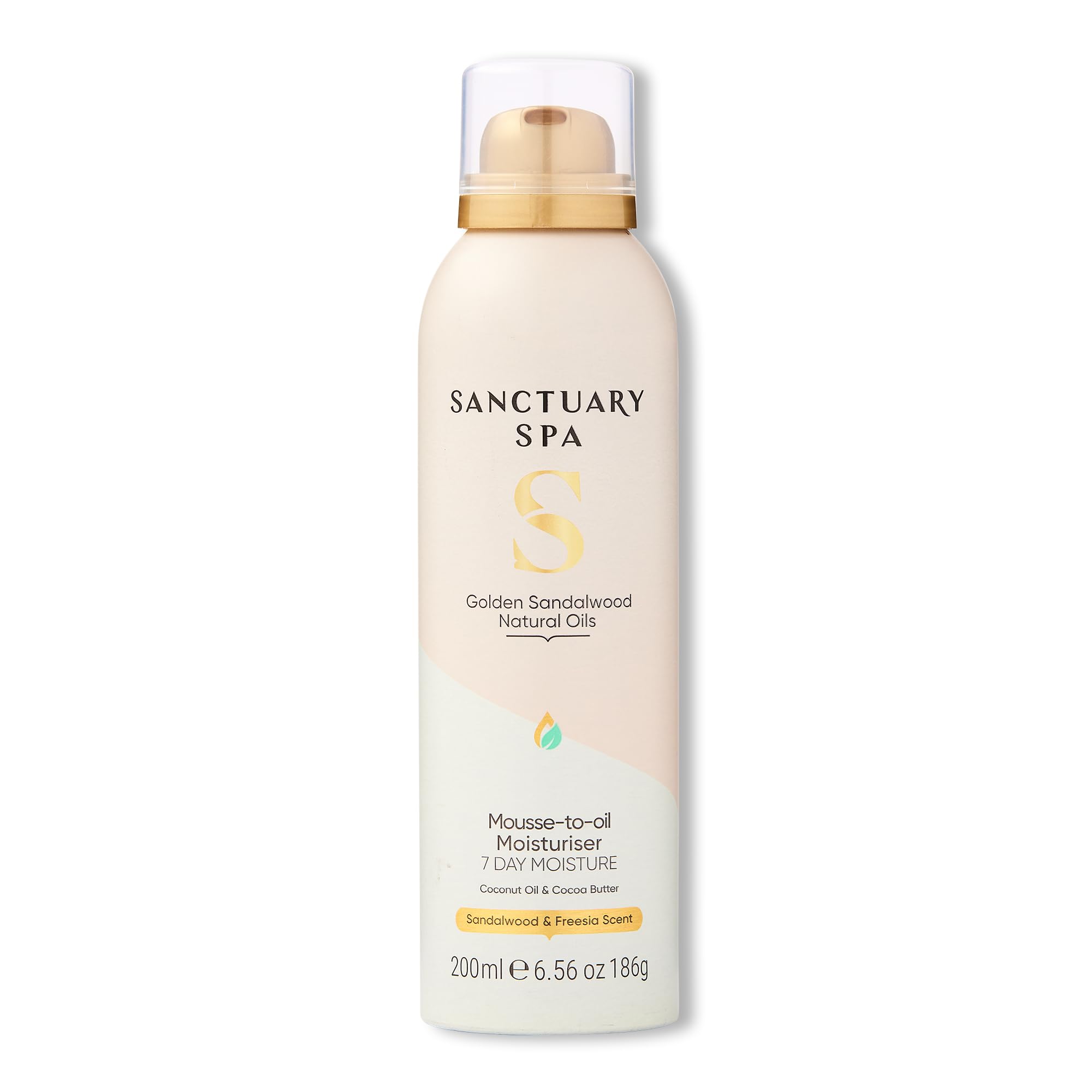 Sanctuary Spa Golden Sandalwood Mousse to Oil Feuchtigkeitscreme, 7 Tage Feuchtigkeitspflege