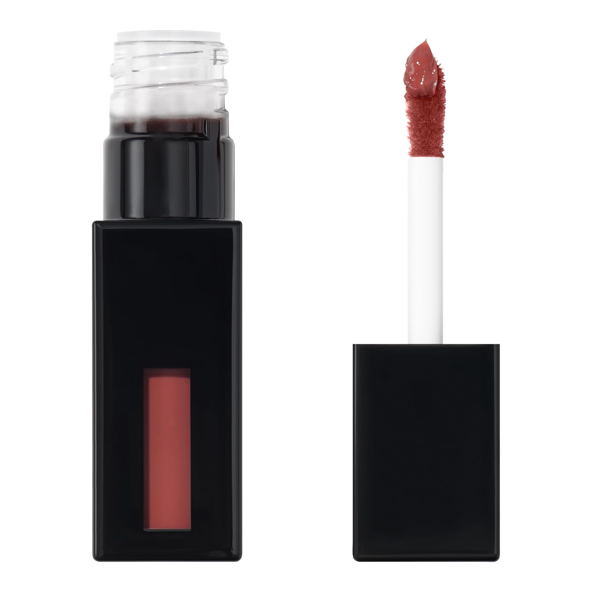 e.l.f. Glossy Lip Stain in Rosa Rizzin' - Long-Lasting, Lightweight Sheer Colour & Gloss