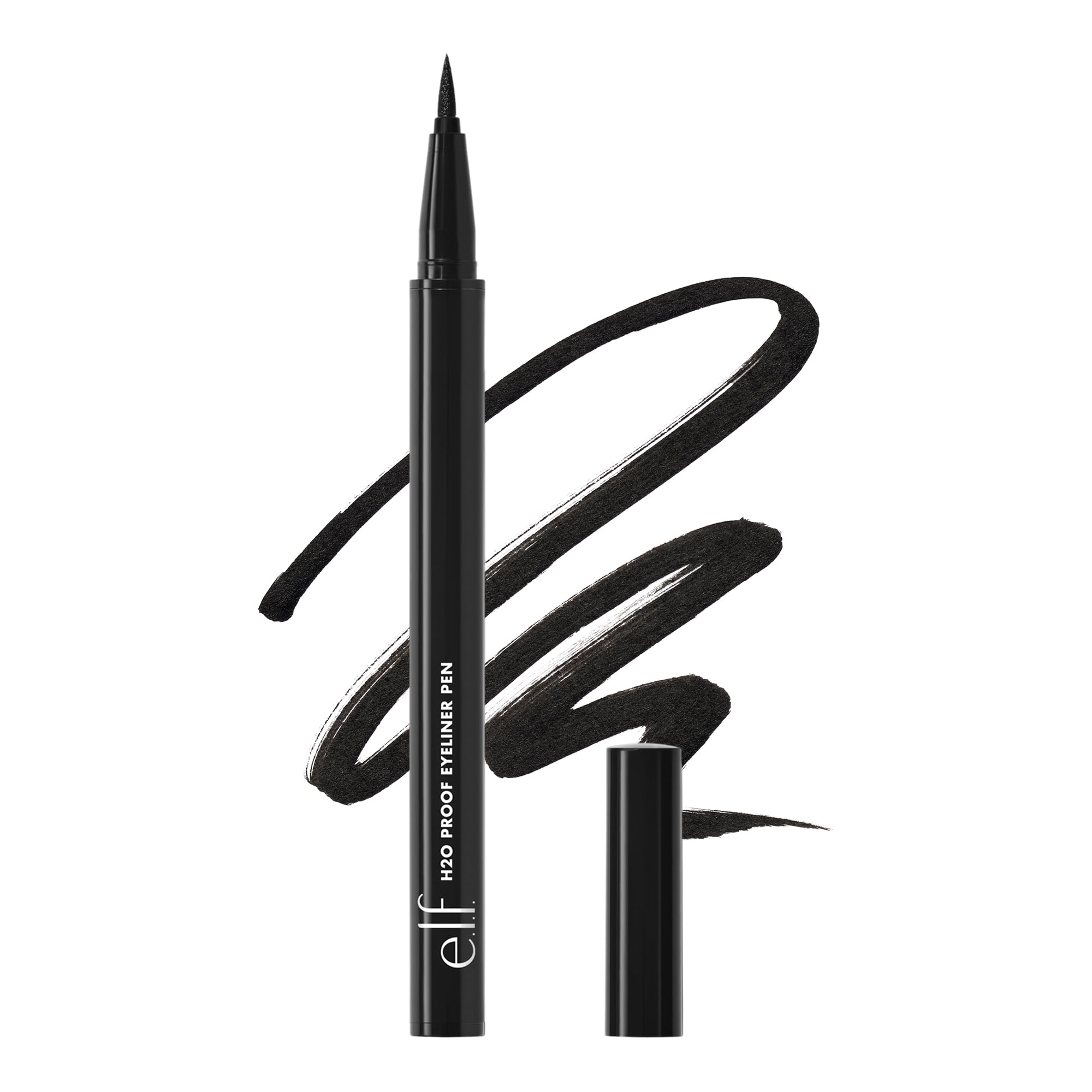 e.l.f. Intense H20 Proof Eyeliner Pen - Smooth, Precise, Long-Lasting Color