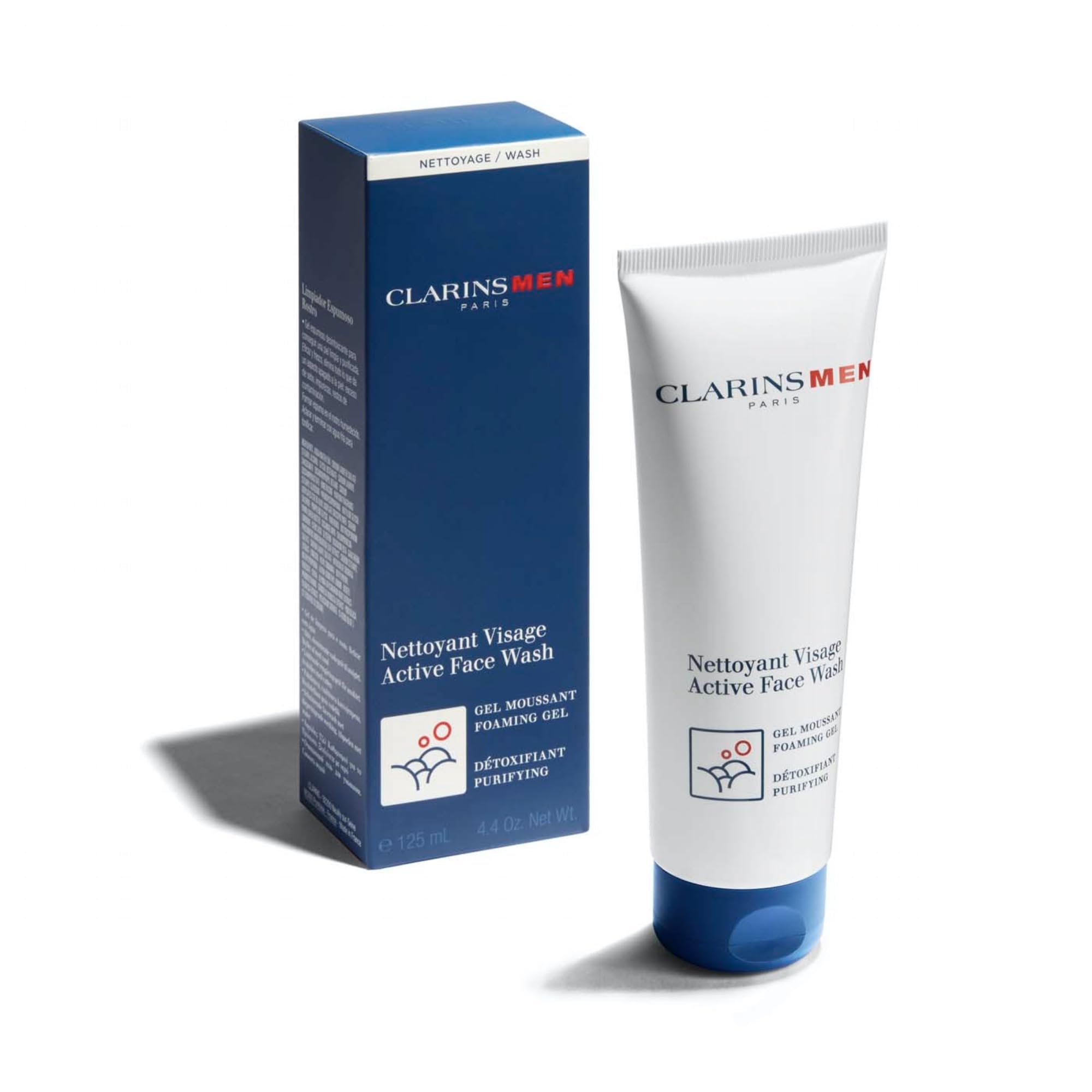 CLARINS Men Active Foaming Gel 125ml | Energising Face Wash
