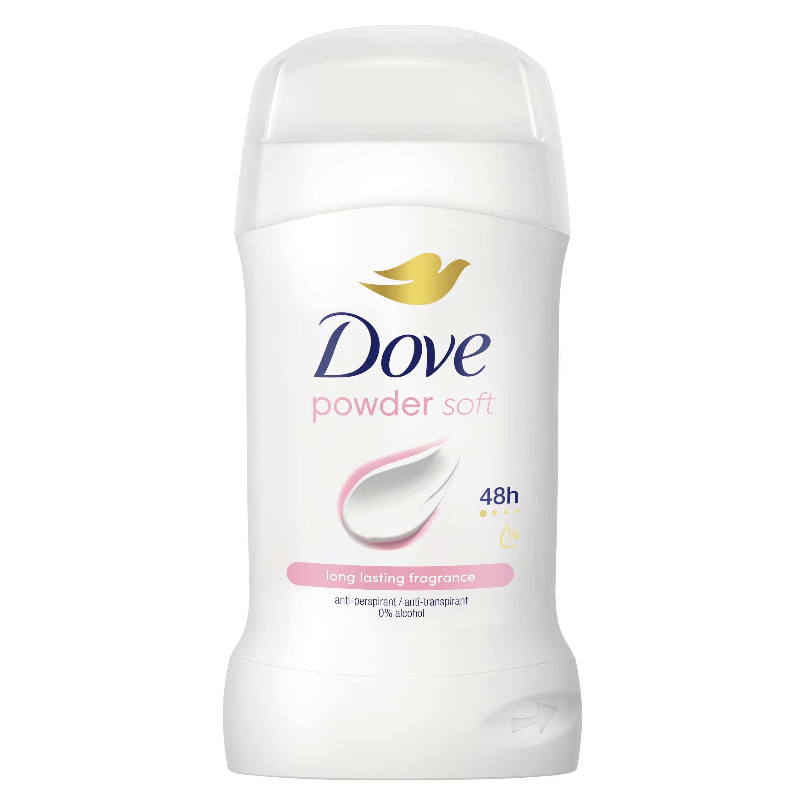 Dove Powder Soft Antiperspirant Deodorant Cream Stick for Women - 48 Hour Protection
