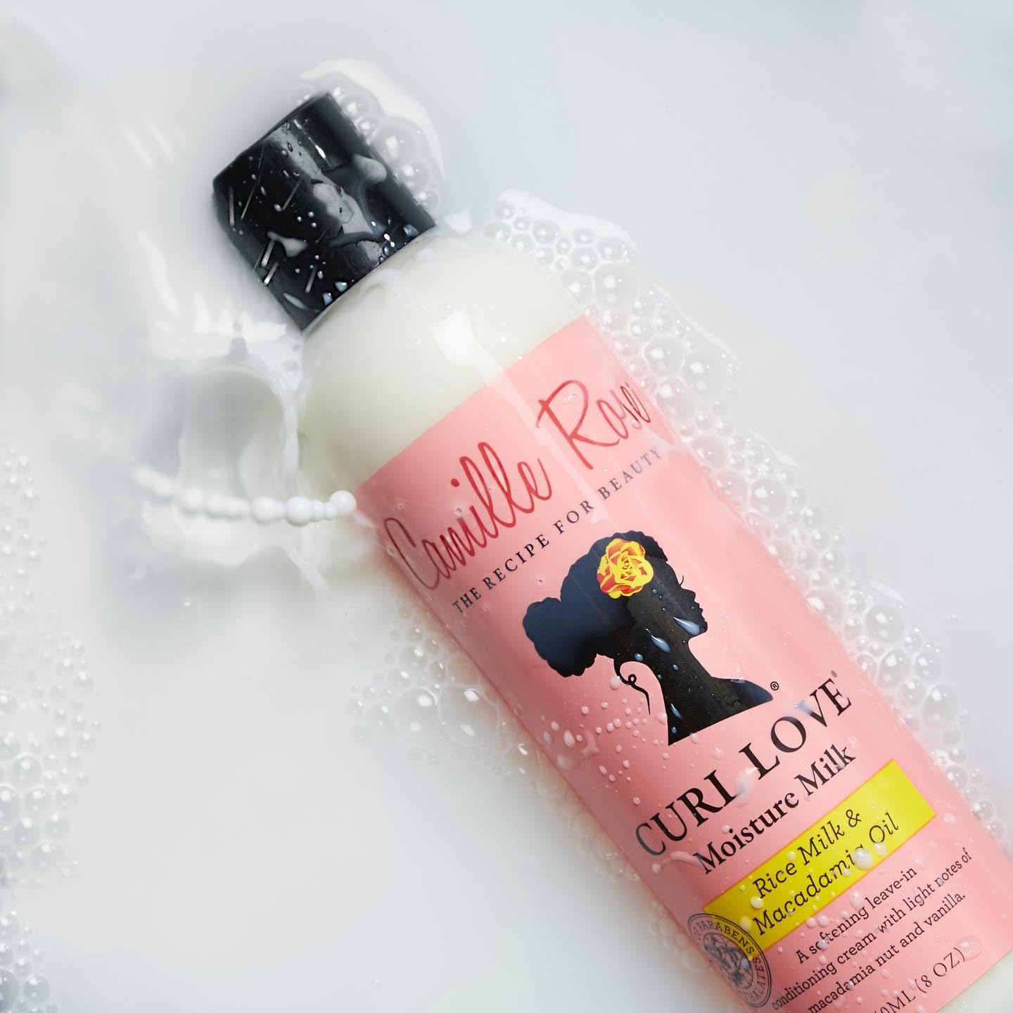 Camille Rose Curl Love Moisture Milk Leave-In Conditioning Cream for Curls and Coils 240 ml 6