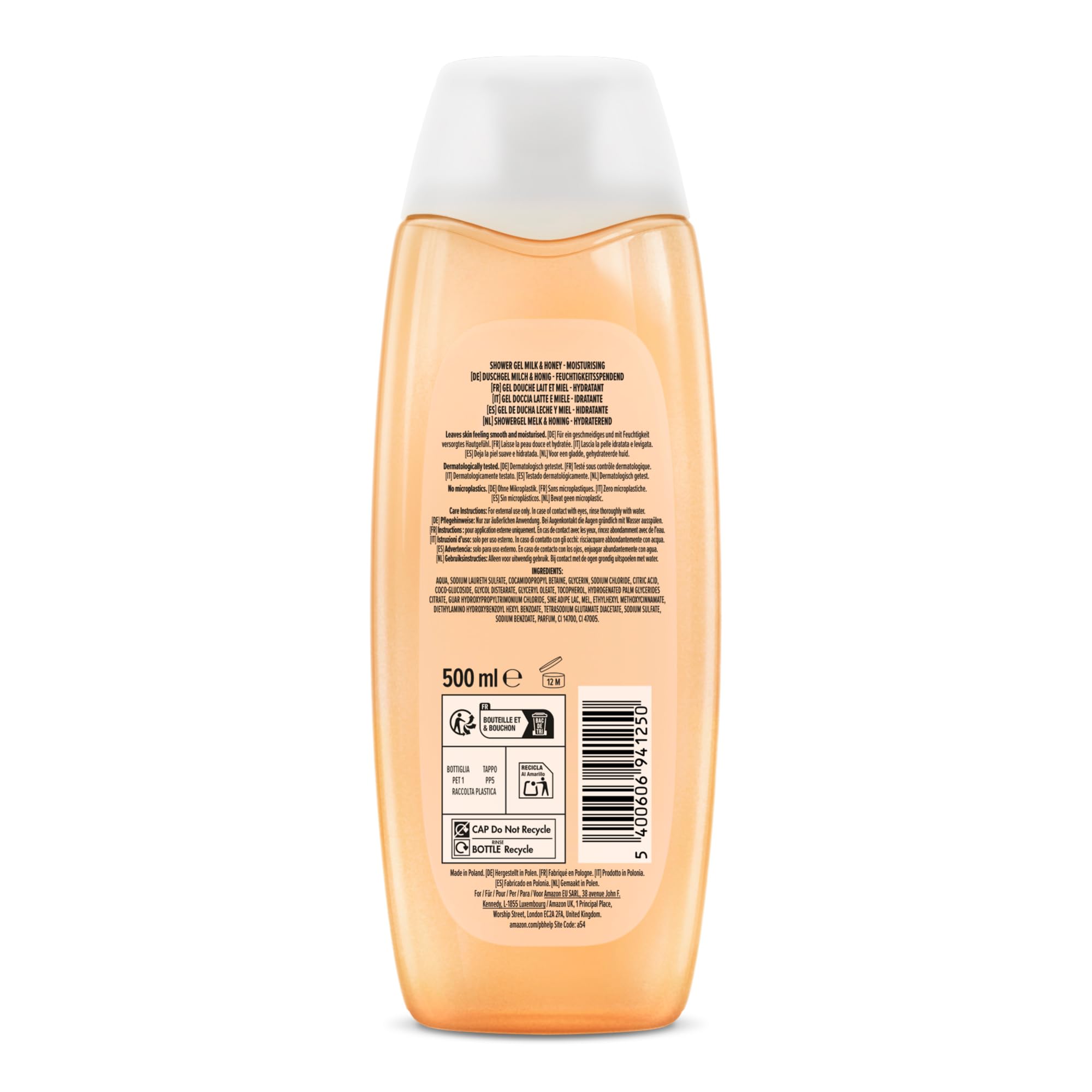 by Amazon Milk & Honey Caring and Moisturising Shower Gel, 2 x 500ml Twin Pack 3