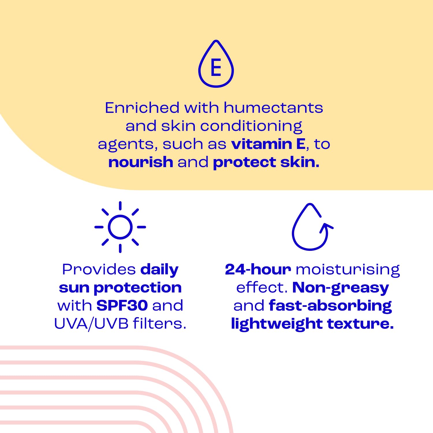 E45 SPF Gesichtscreme – Feuchtigkeitsspendende Gesichtscreme mit Lichtschutzfaktor 30 3