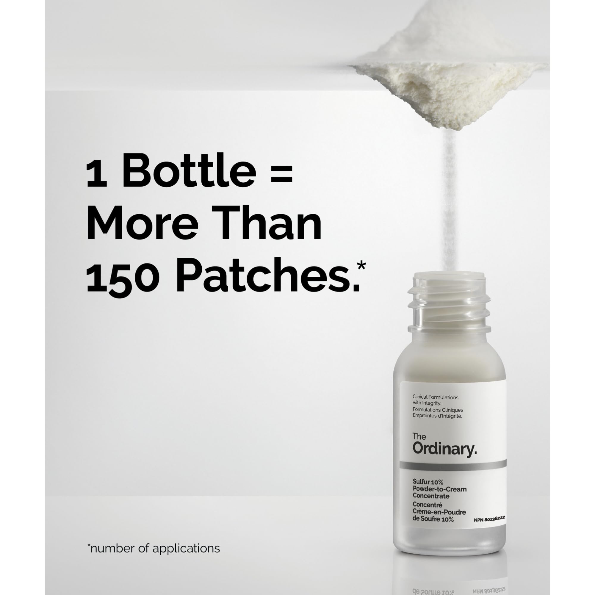 The Ordinary Sulfur 10% Pulver-zu-Creme-Konzentrat für unreine Haut,