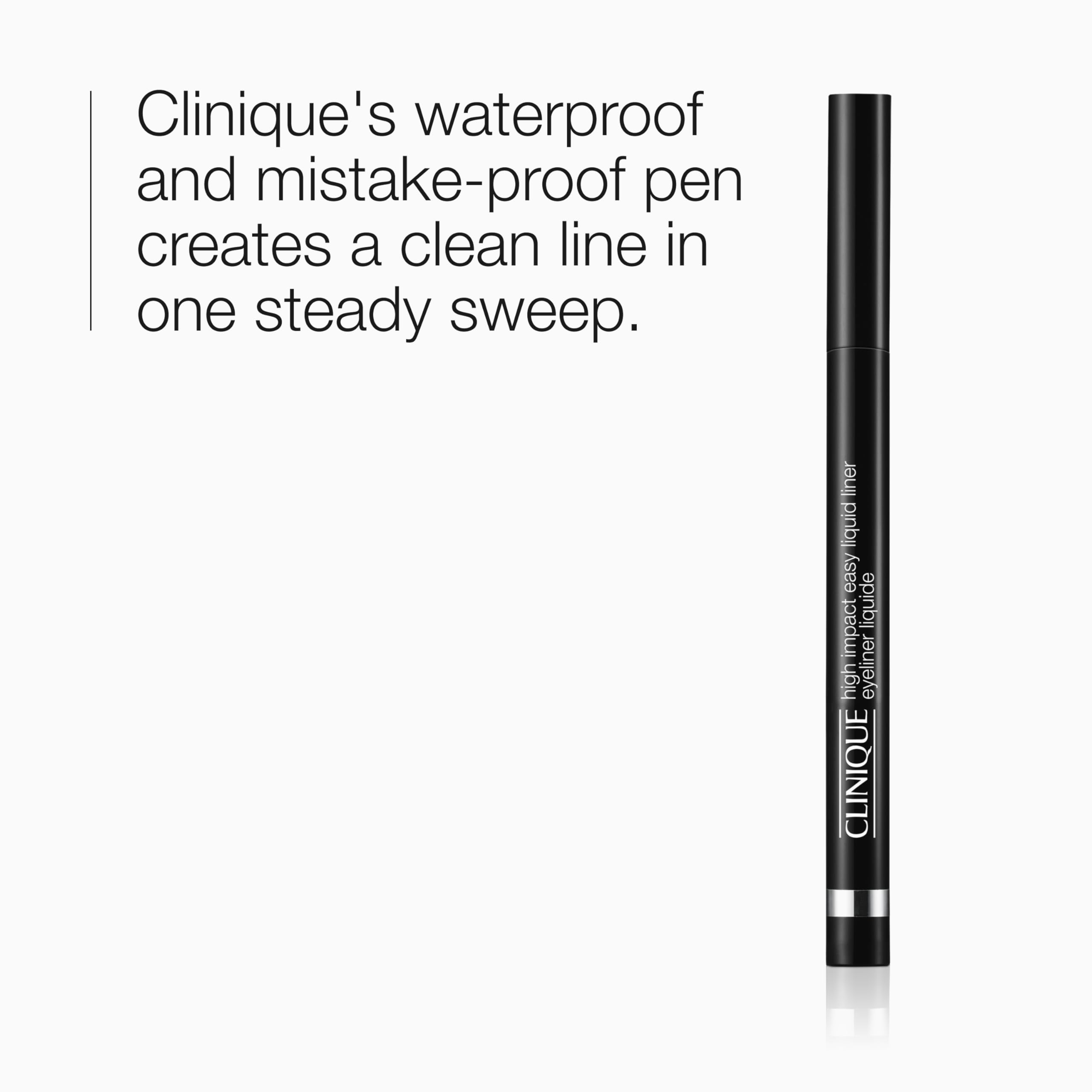 Clinique High Impact Easy Liquid Eyeliner | Waterproof, Long Lasting, Smudge Resistant
