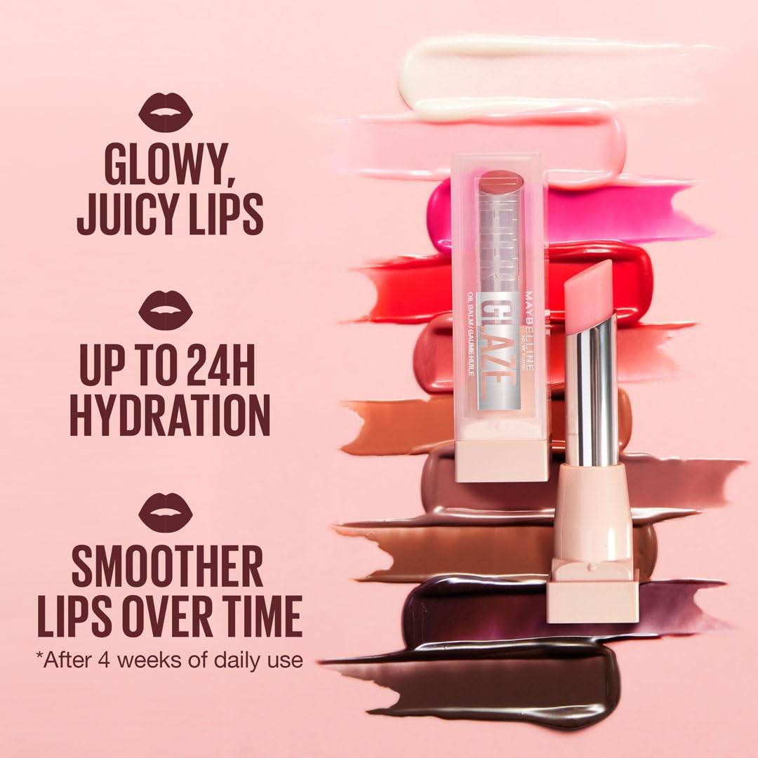 Maybelline New York Lifter Glaze Lip Oil Balm for Up to 24HR Hydration - Plumpi 5