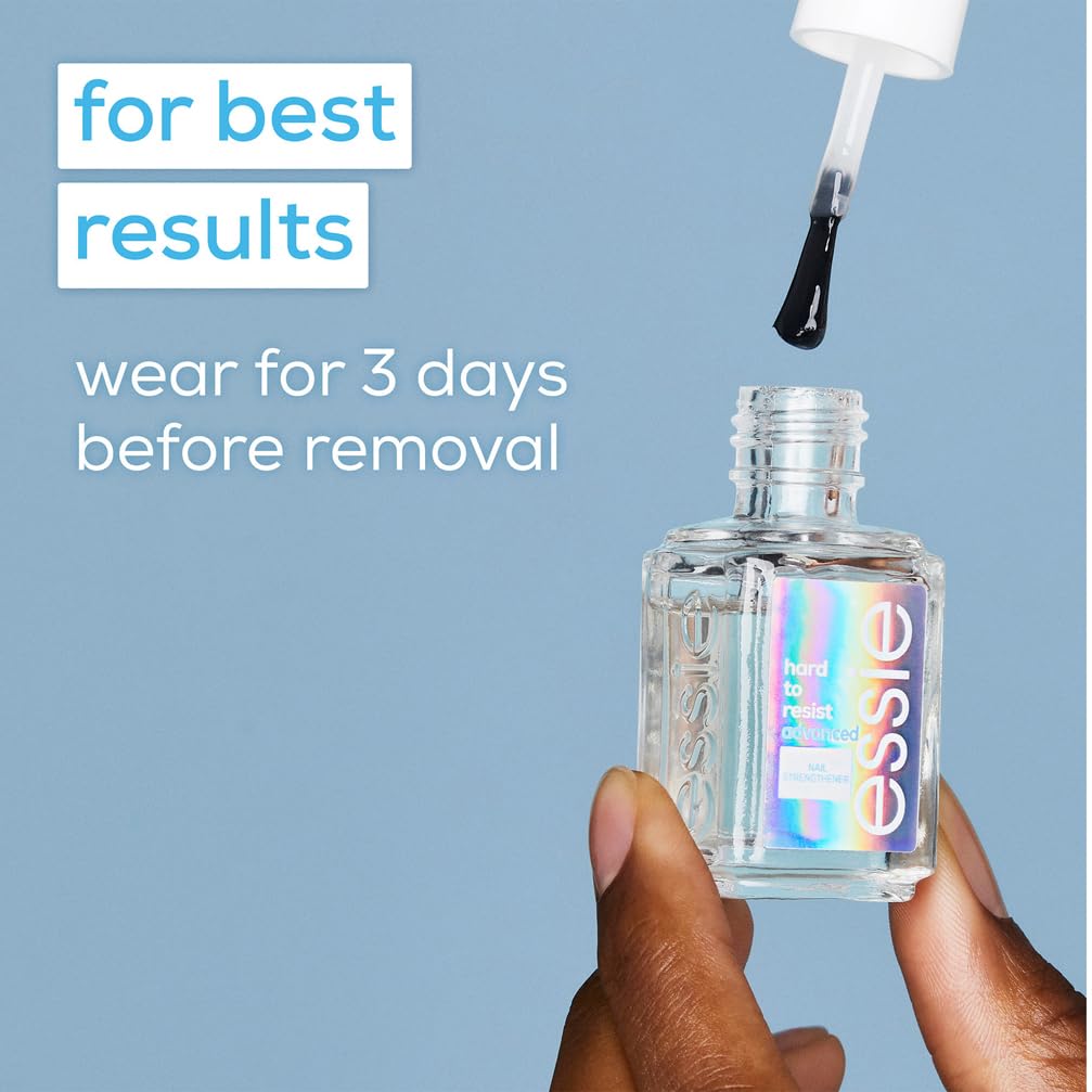 essie Hard to Resist Advanced Nail Strengthener - Clear Tint for Weak, Damaged Nails 7