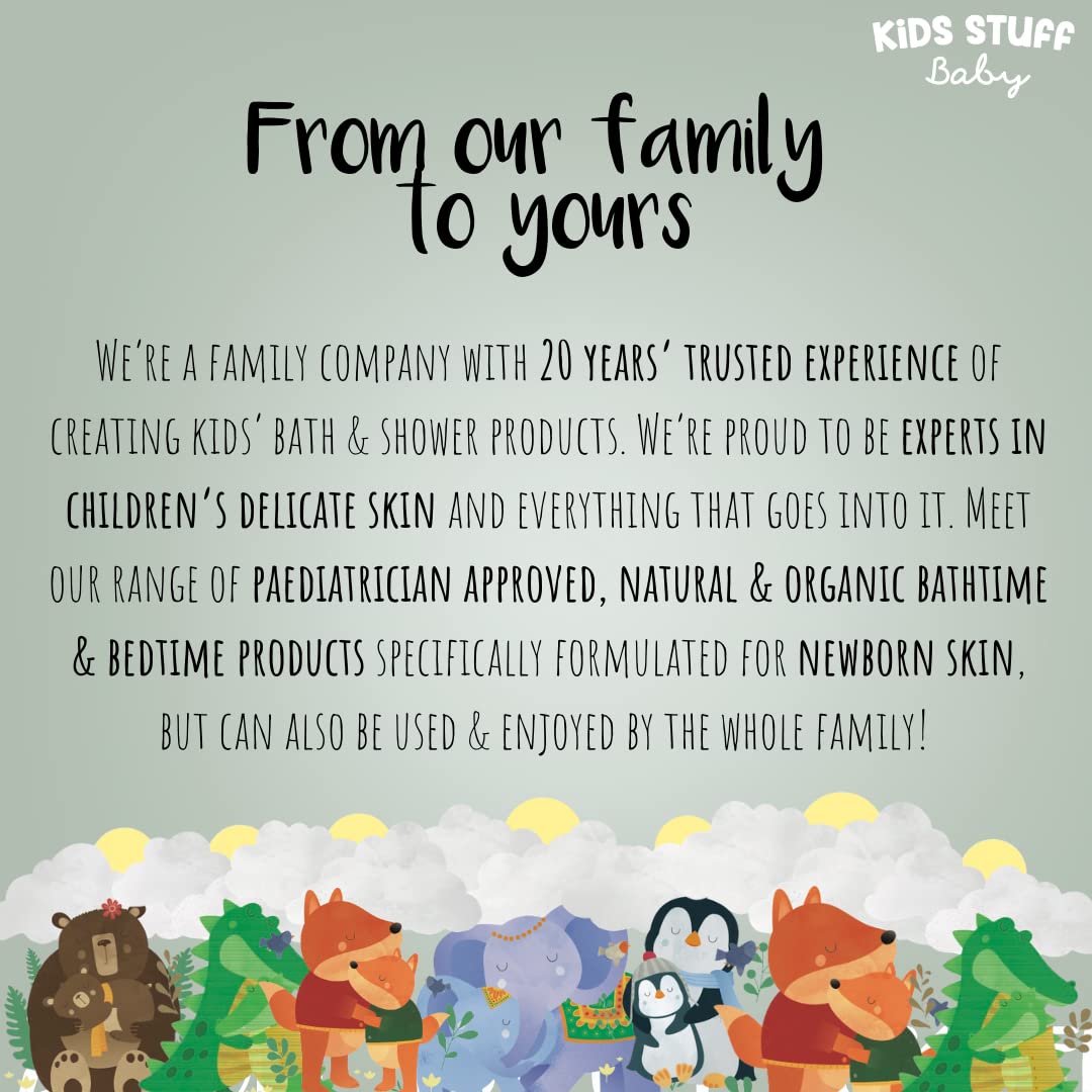 Kids Stuff Baby Bubble Bath 300ml with Organic Lavender Oil for Sensitive Skin 7