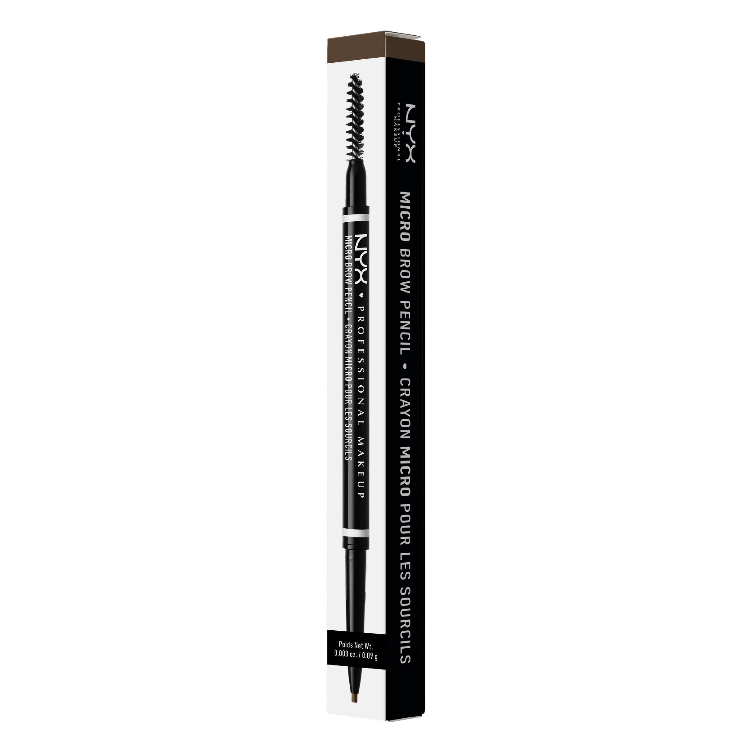 NYX Professional Makeup Micro Brow Pencil - Ash Brown | Vegan Formula with Spoolie